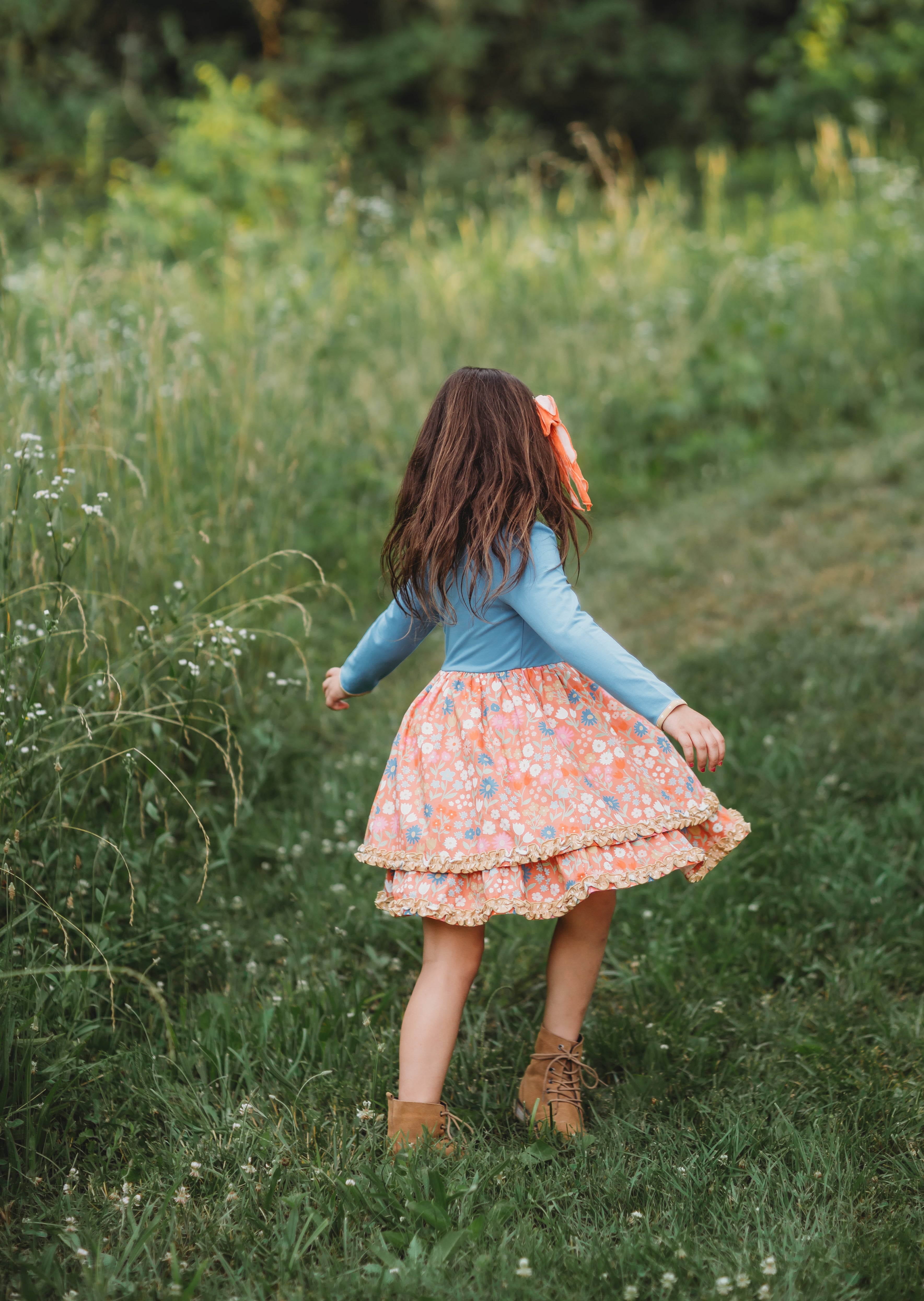 Playful Poppies Pocket Dress