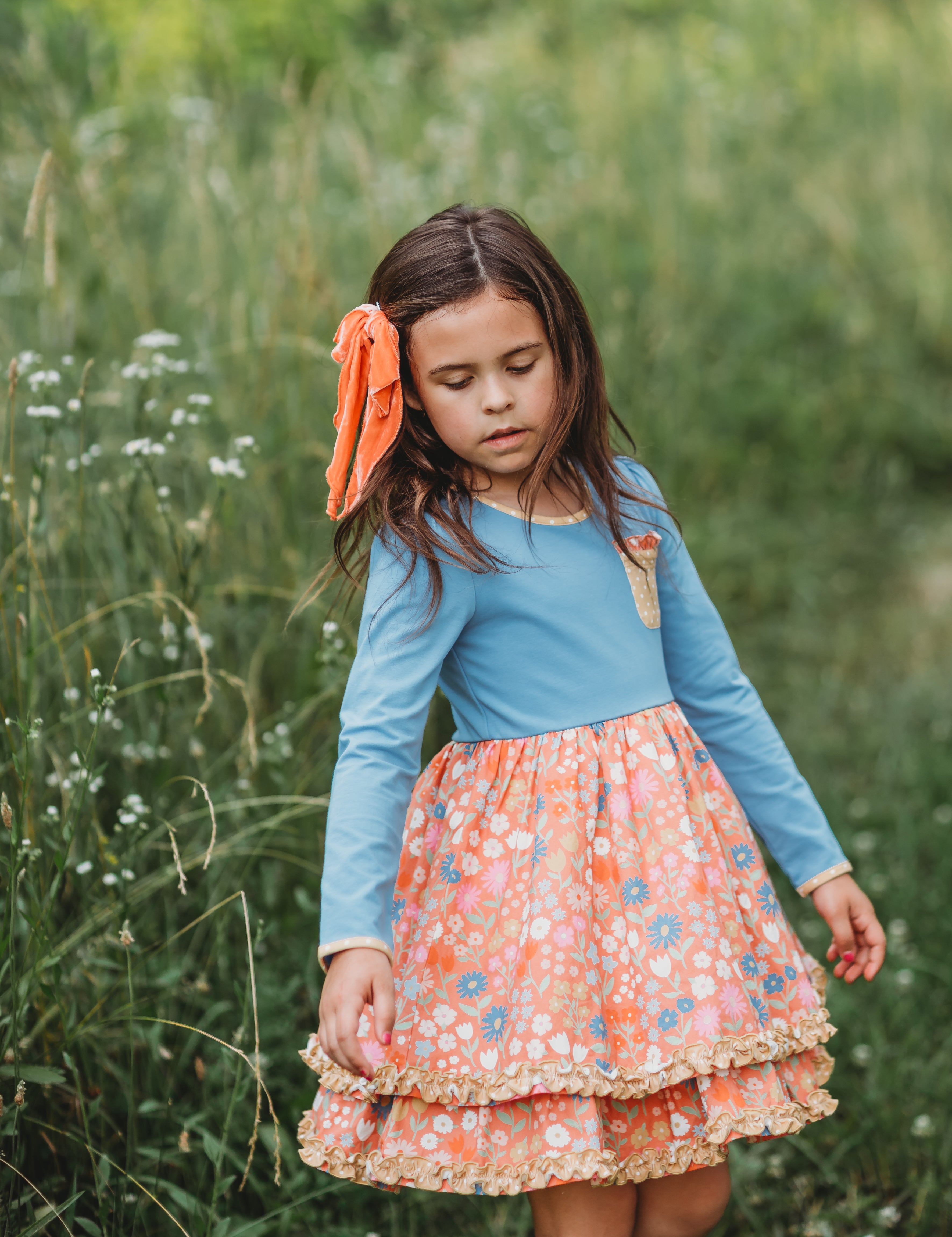 Playful Poppies Pocket Dress