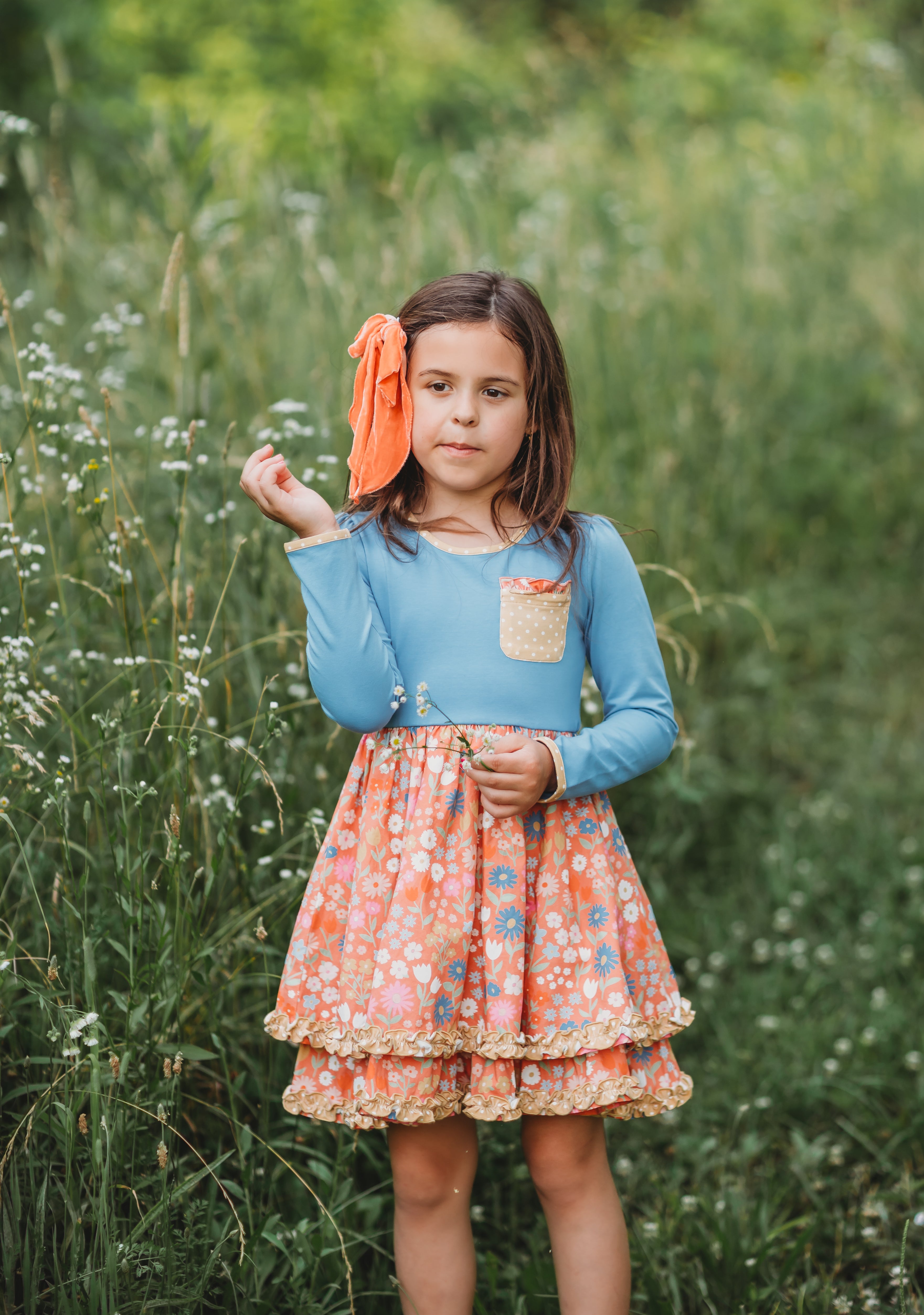 Playful Poppies Pocket Dress