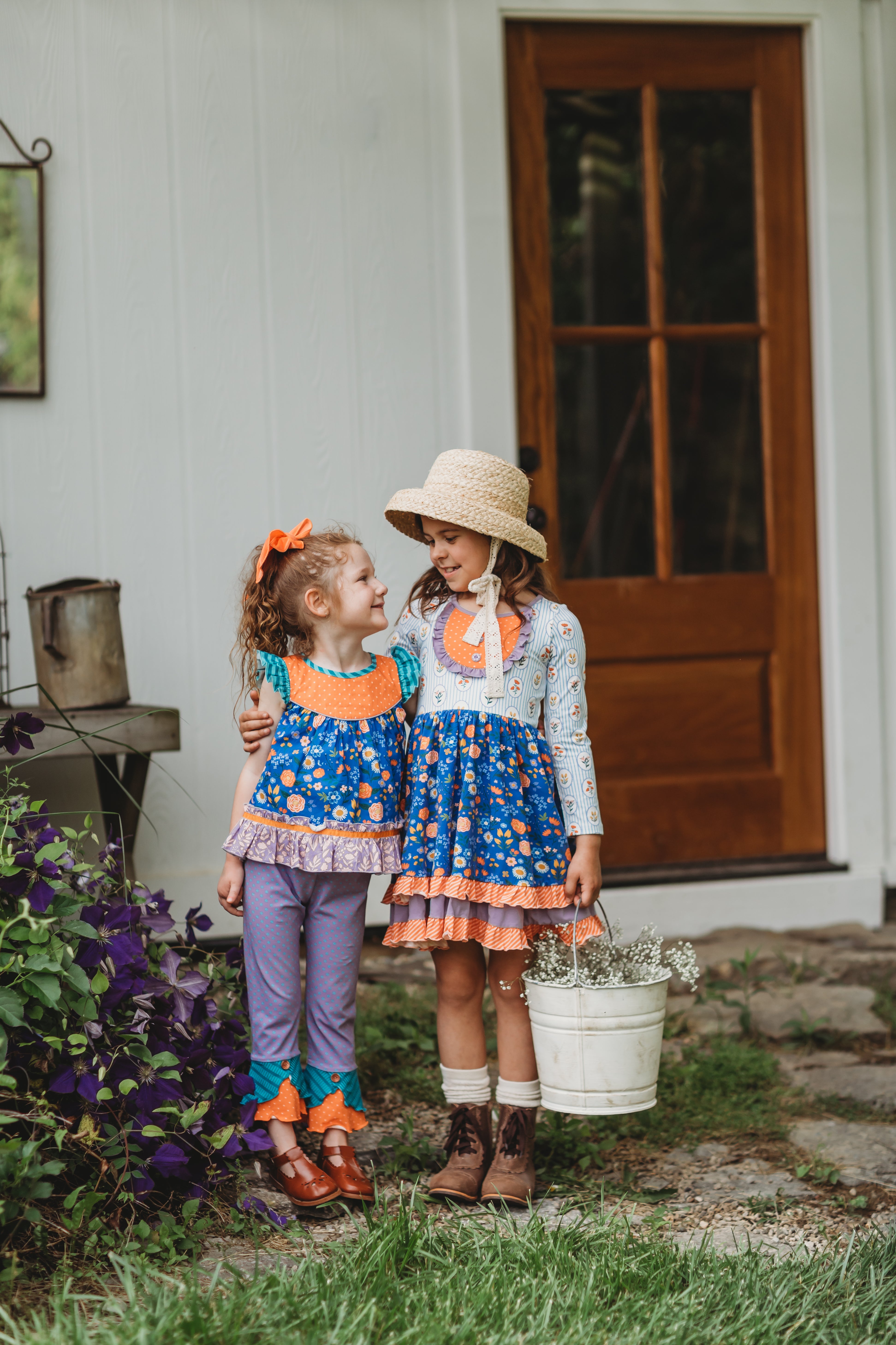 Sunlit Sapphire Ruffle Dress