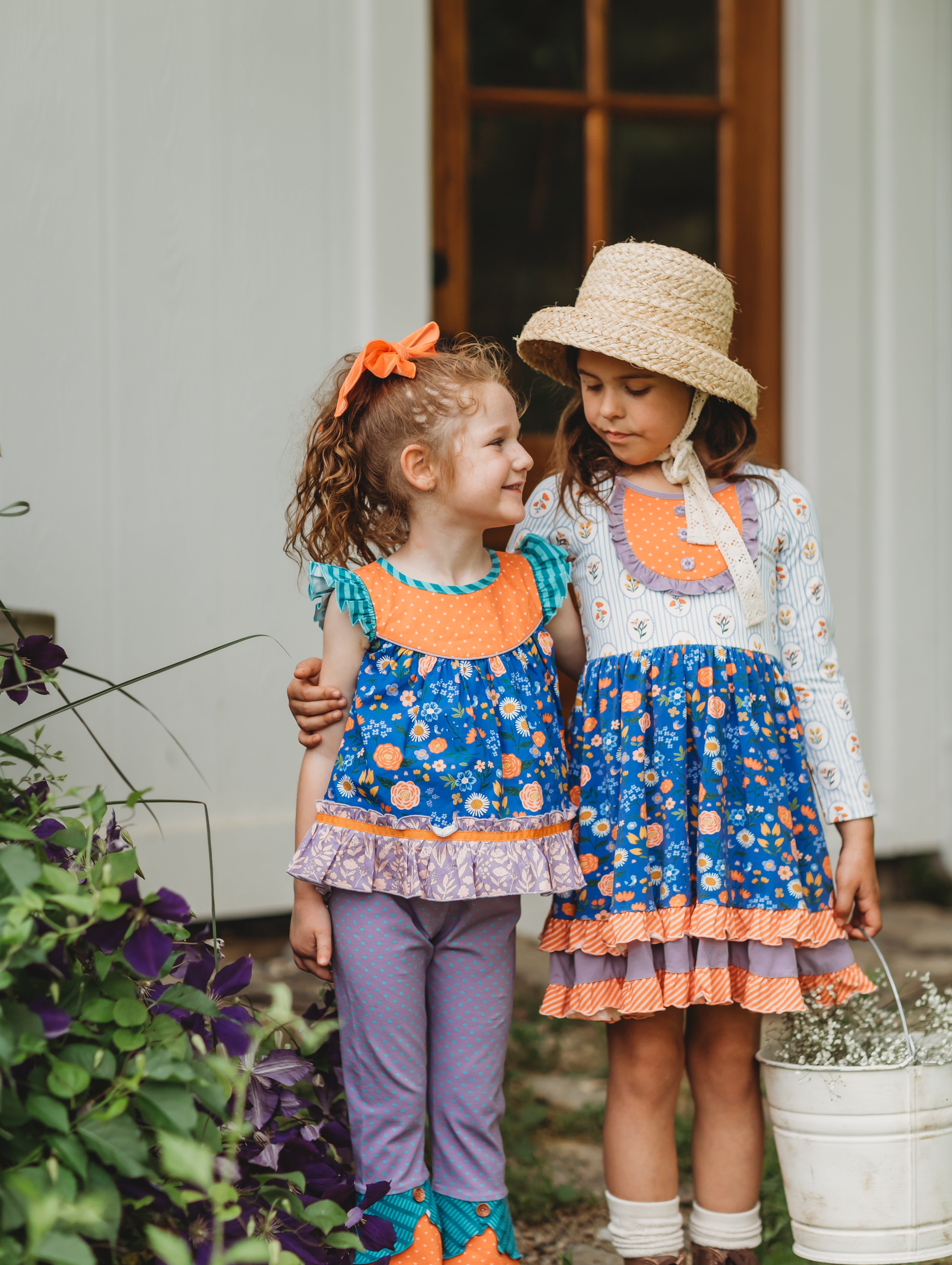 Sunlit Sapphire Ruffle Dress