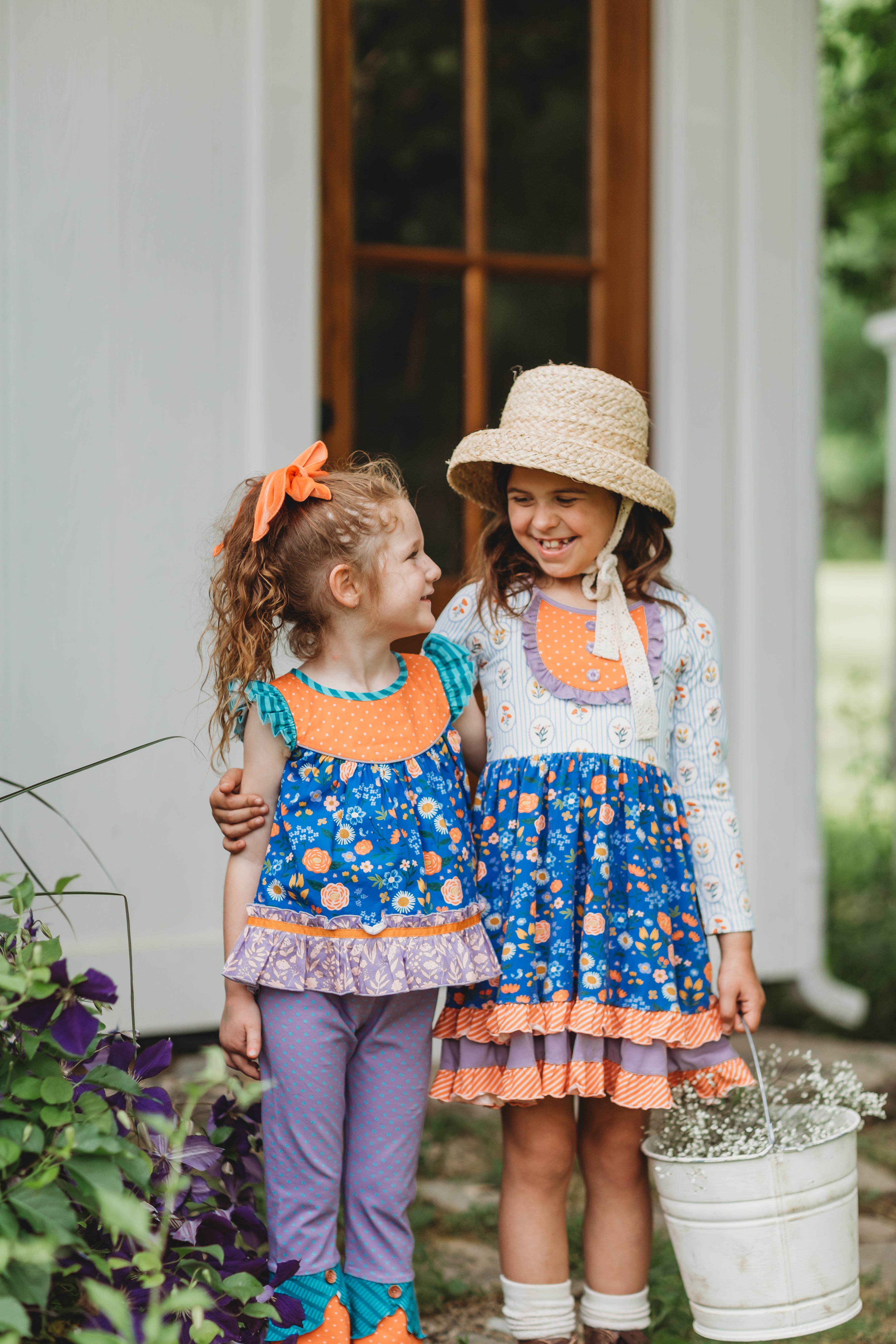 Sunlit Sapphire Ruffle Dress