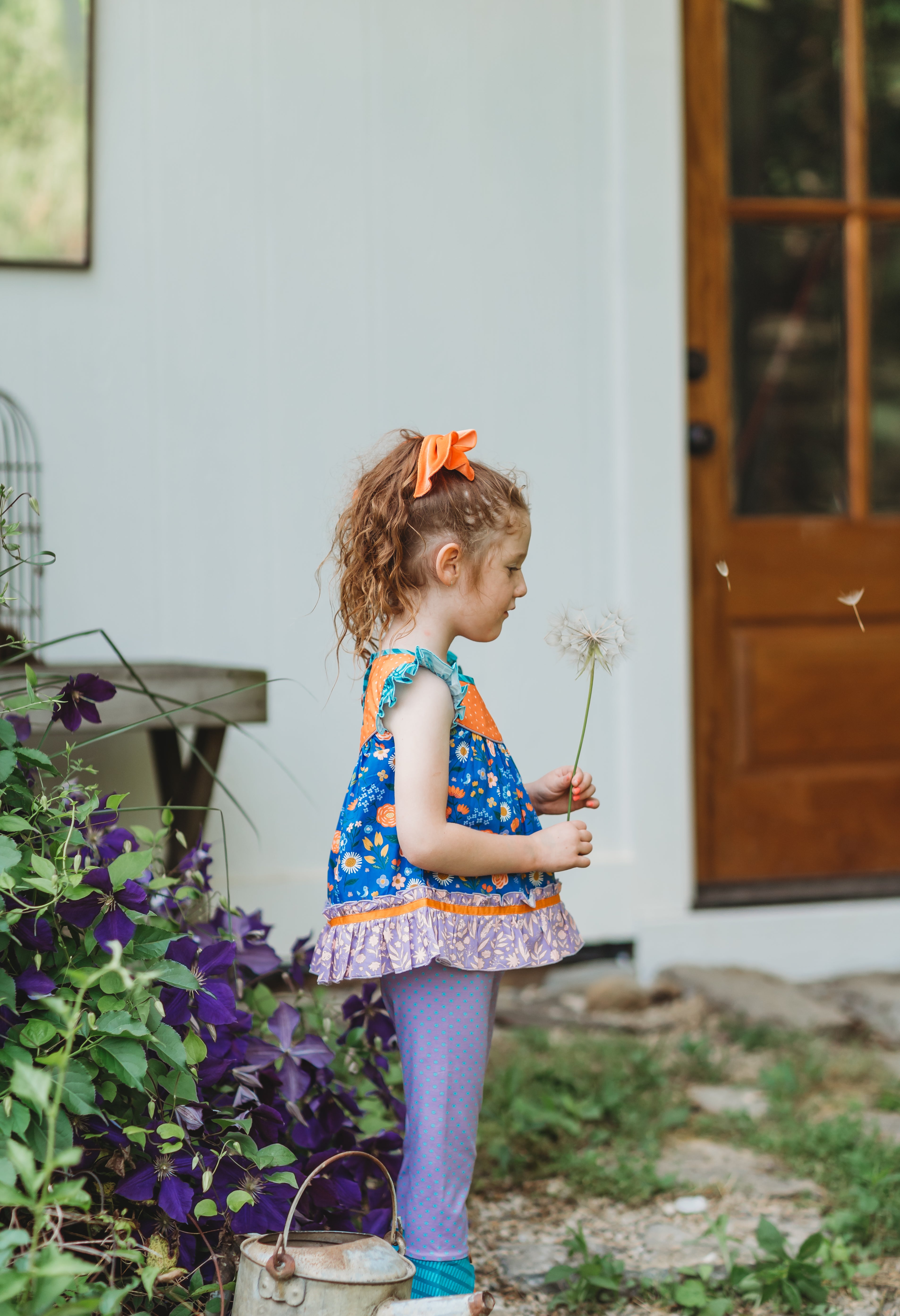 Lavender Fields Scrappy Leggings