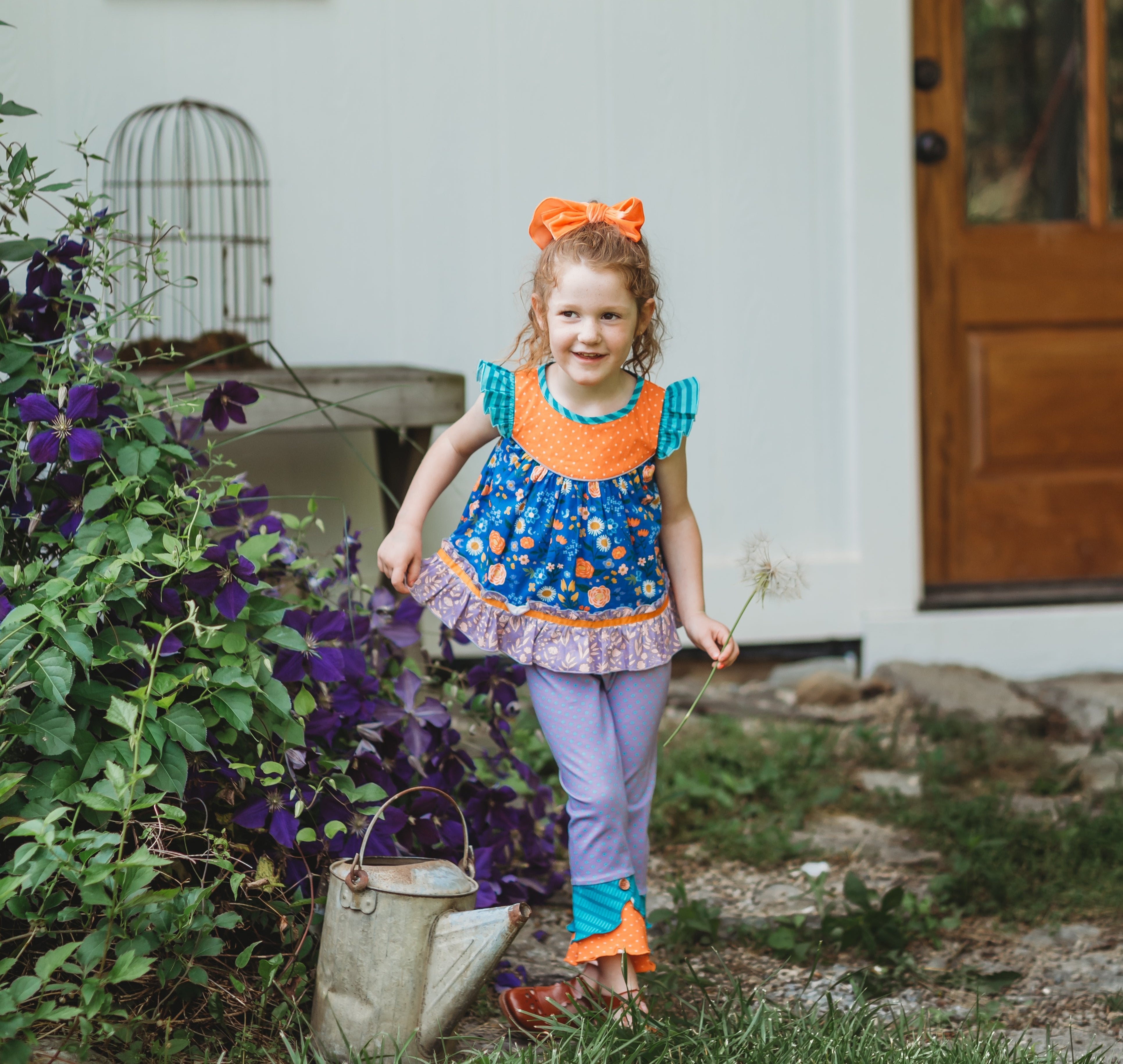 Lavender Fields Scrappy Leggings