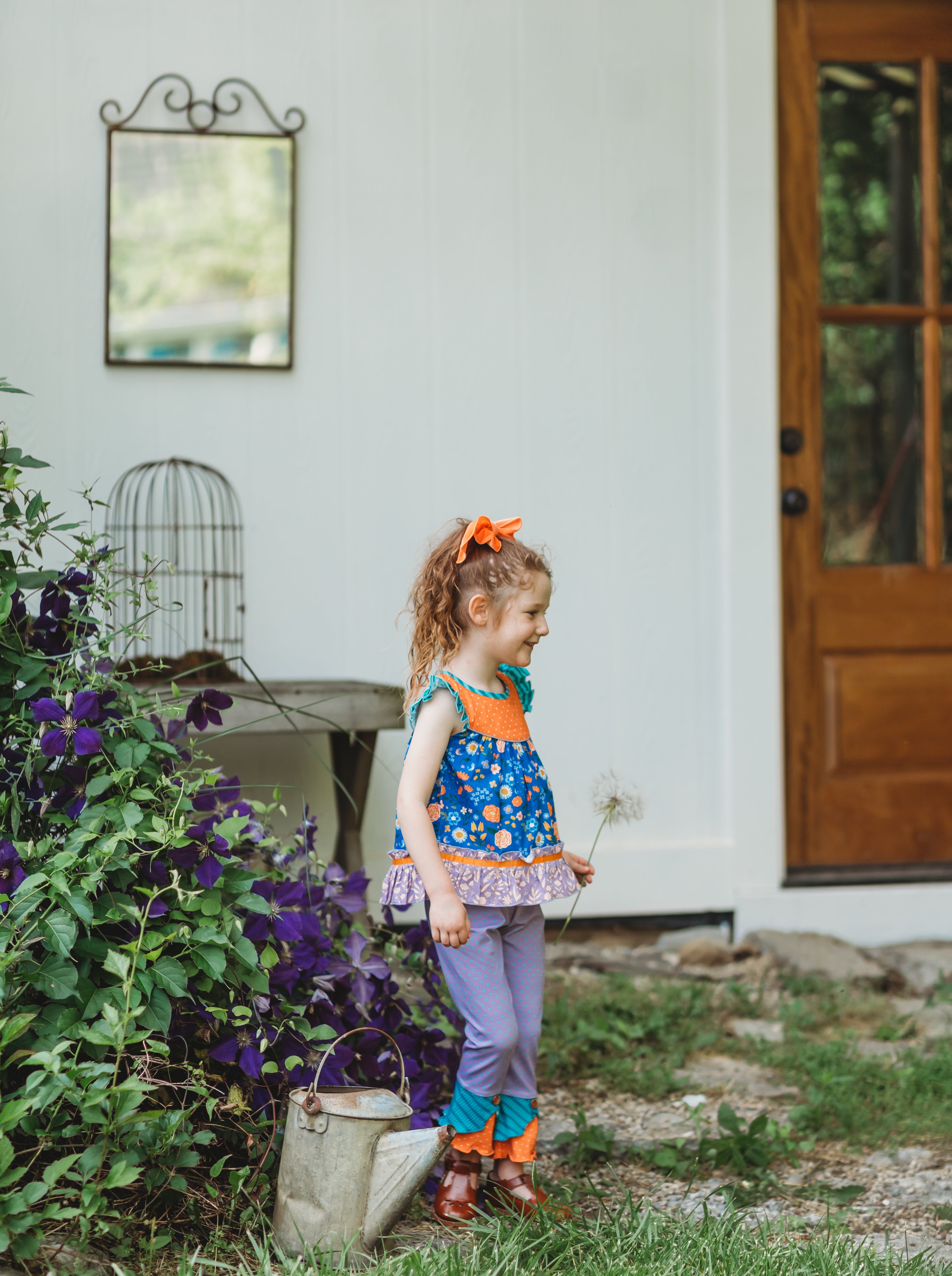 Lavender Fields Scrappy Leggings