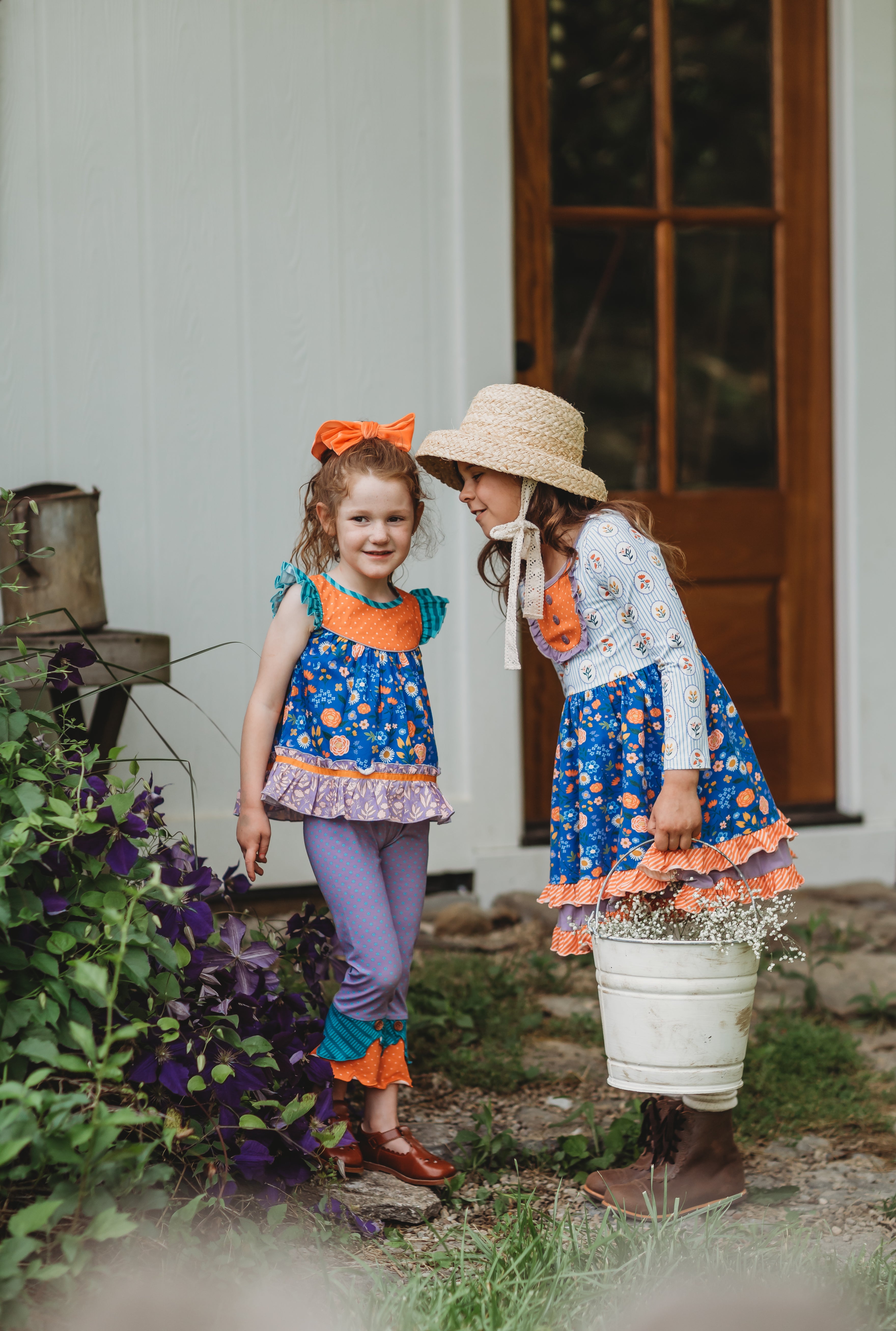 Sunlit Sapphire Ruffle Dress