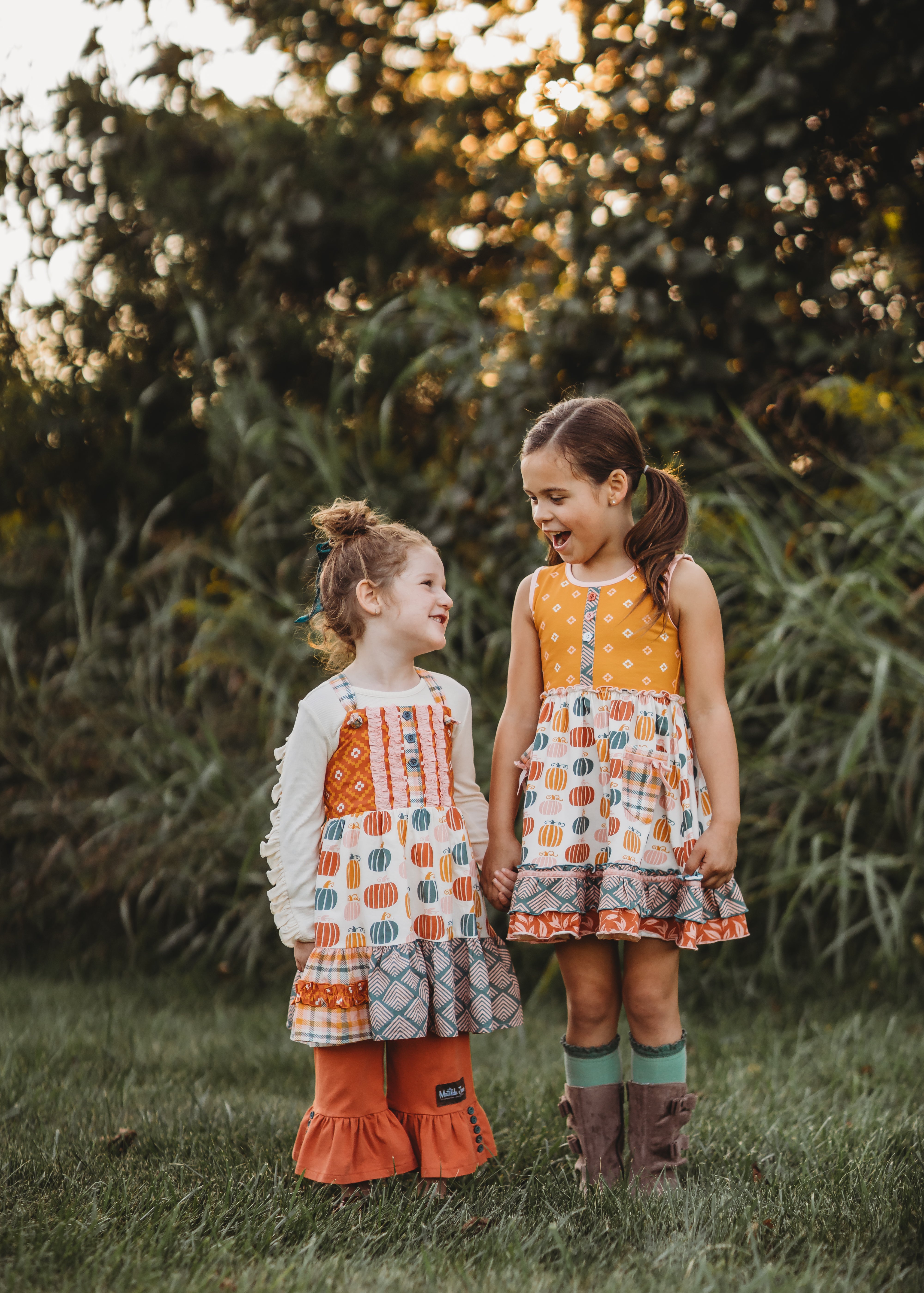 Little Pumpkin Jubilee Ruffle Dress