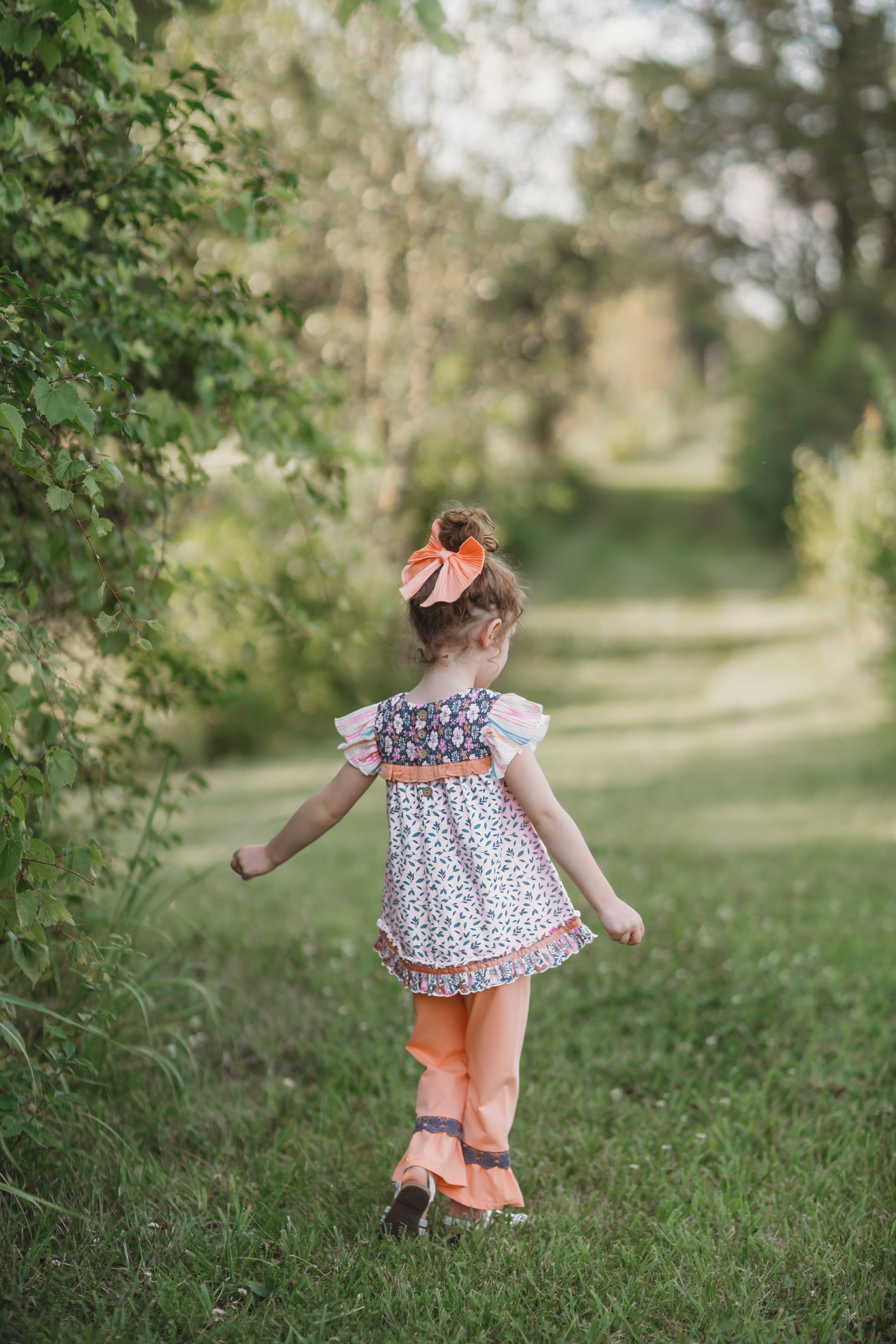 Matilda Jane size 4 outfit! Golden outlet hour top and garden big ruffle