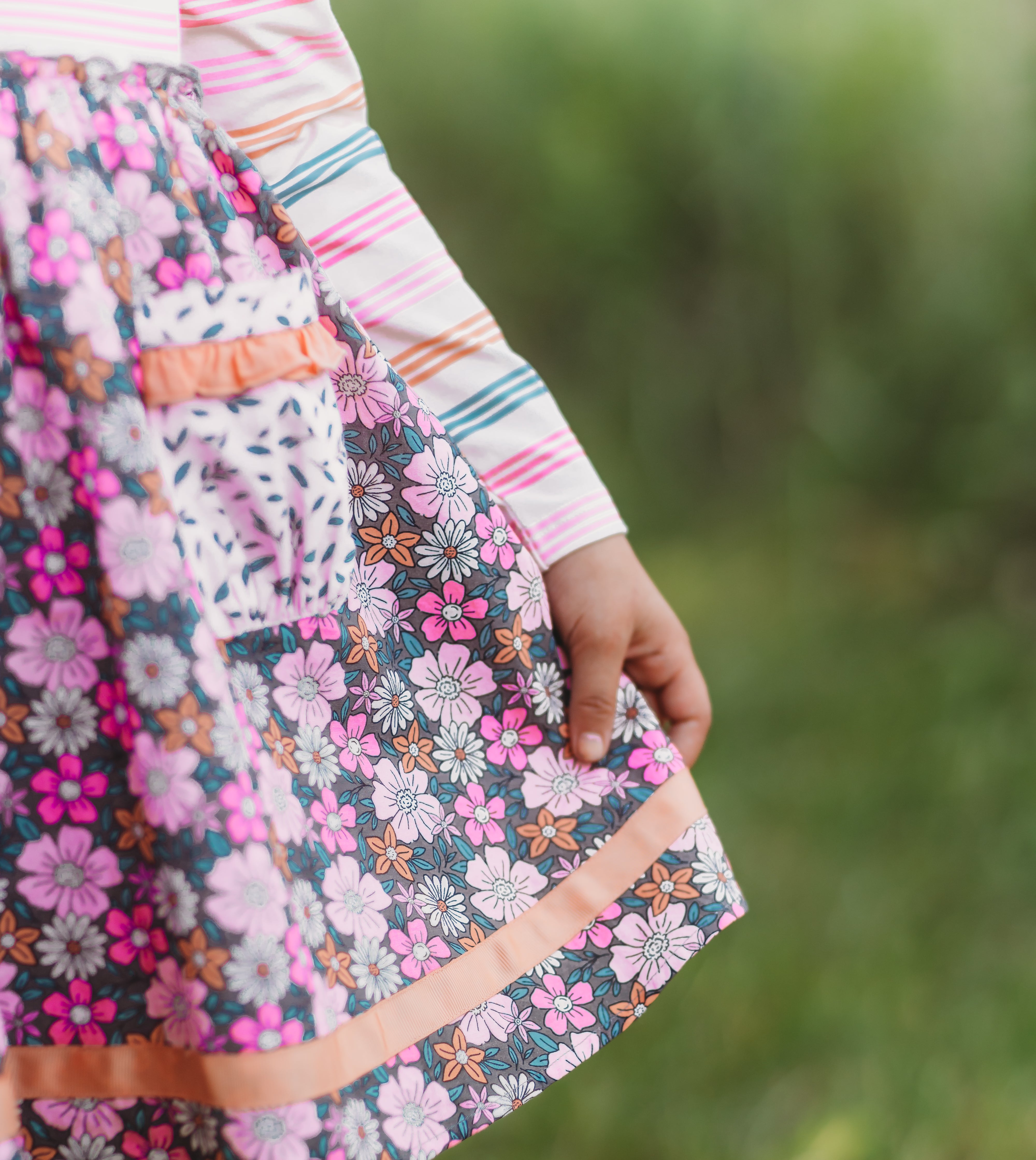 Twilight Blossom Hooded Dress