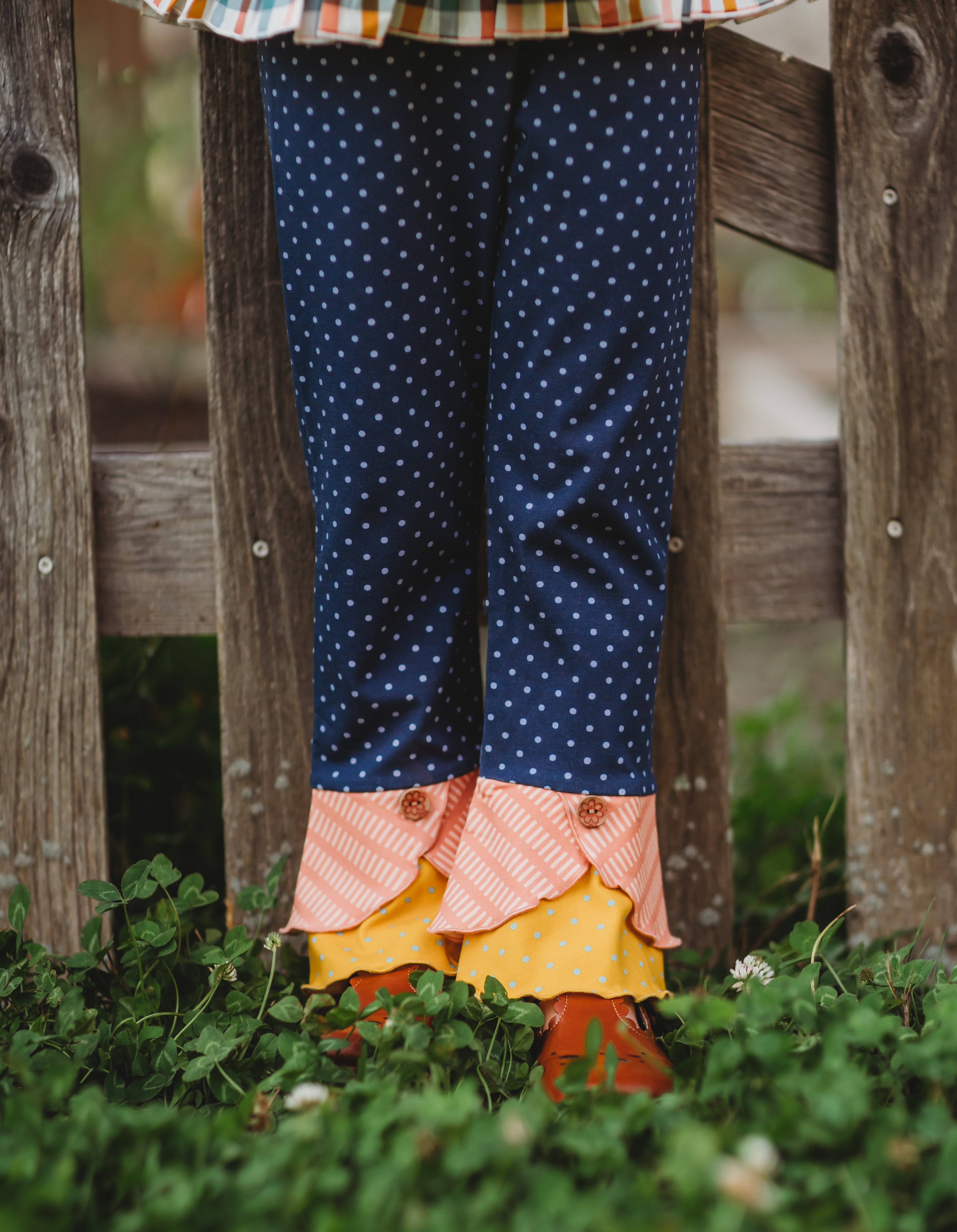 Starry Night Scrappy Leggings