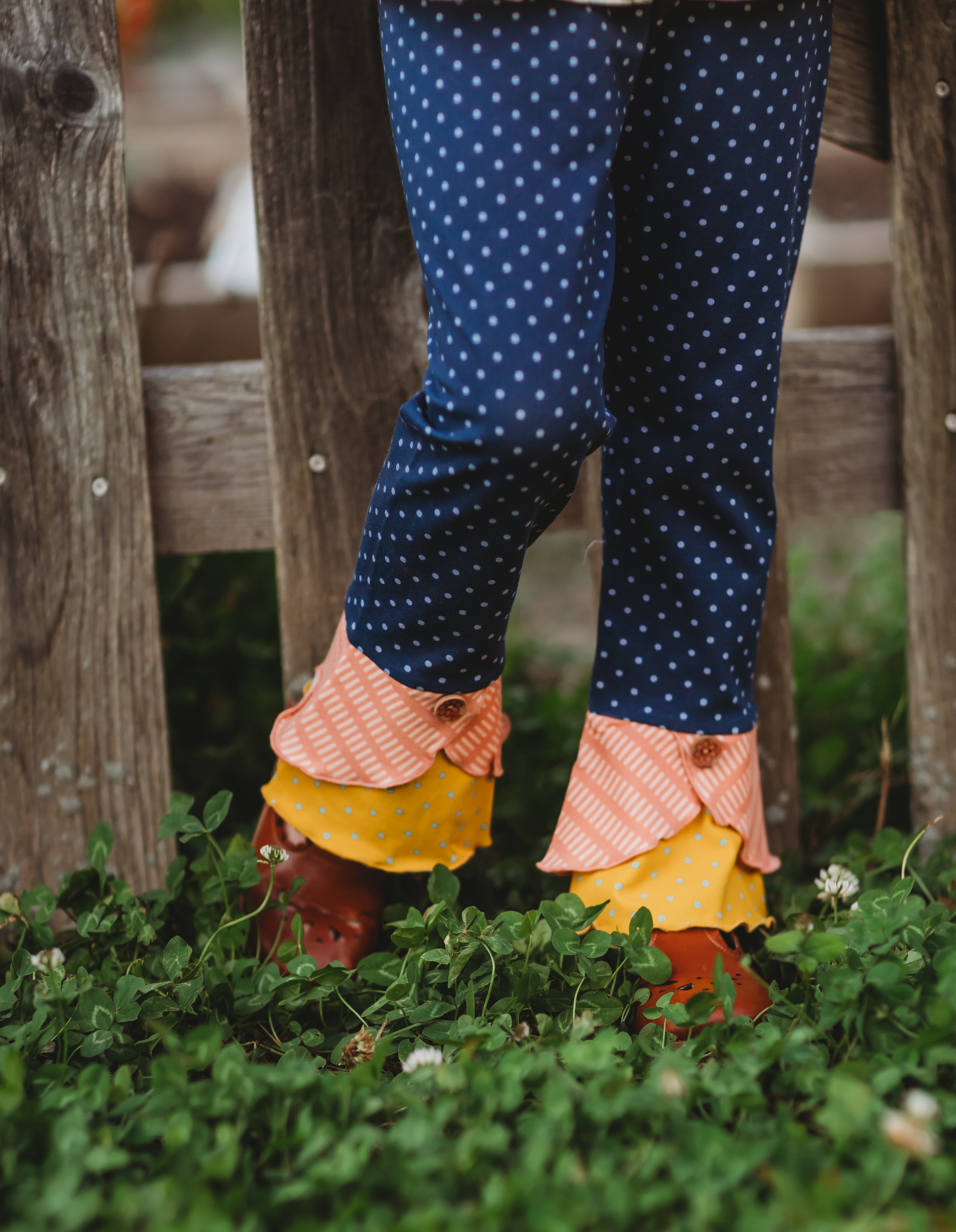 Starry Night Scrappy Leggings