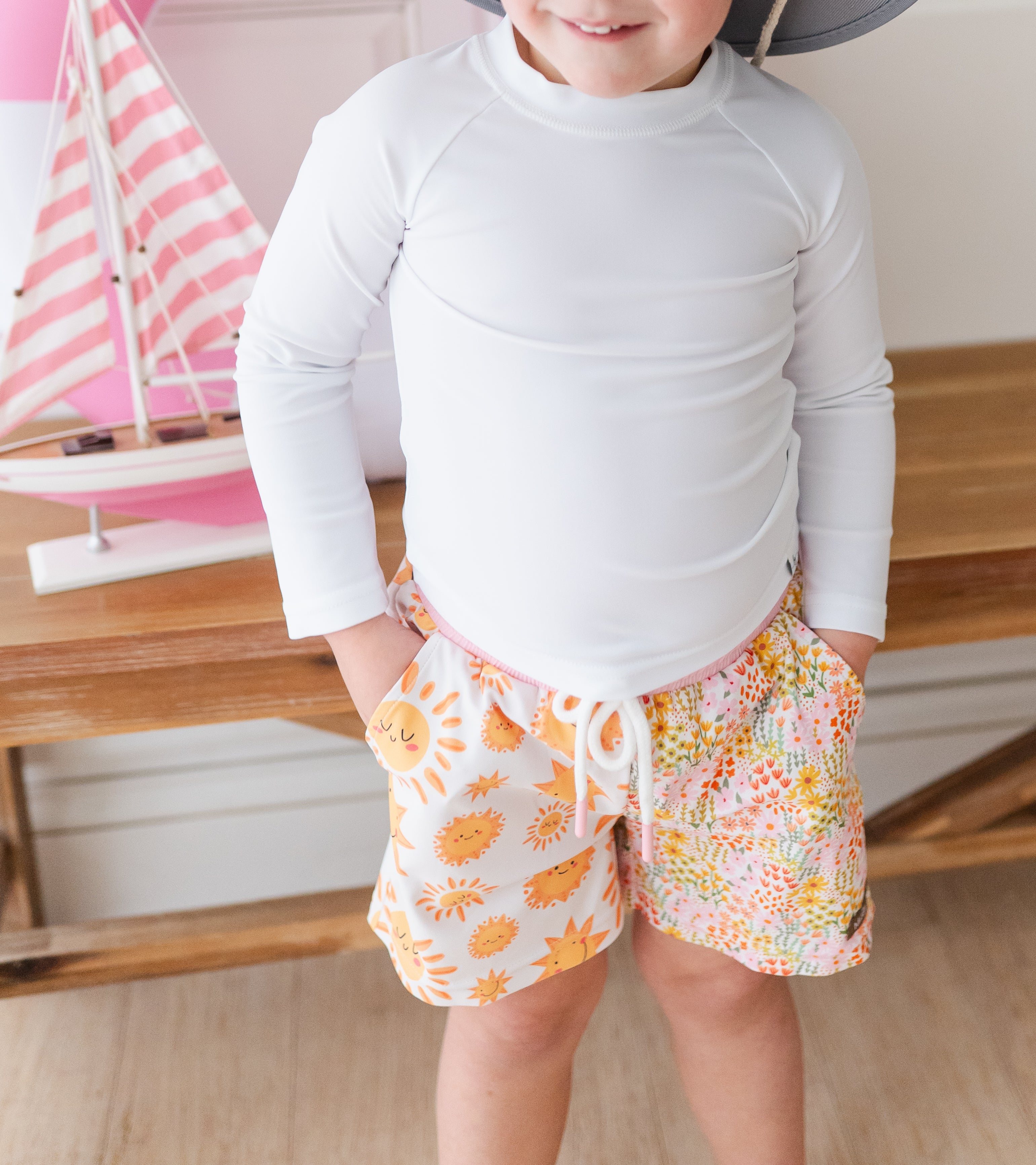 Boys Swim Trunks | Sunny Days Ahead (Pre-Order)