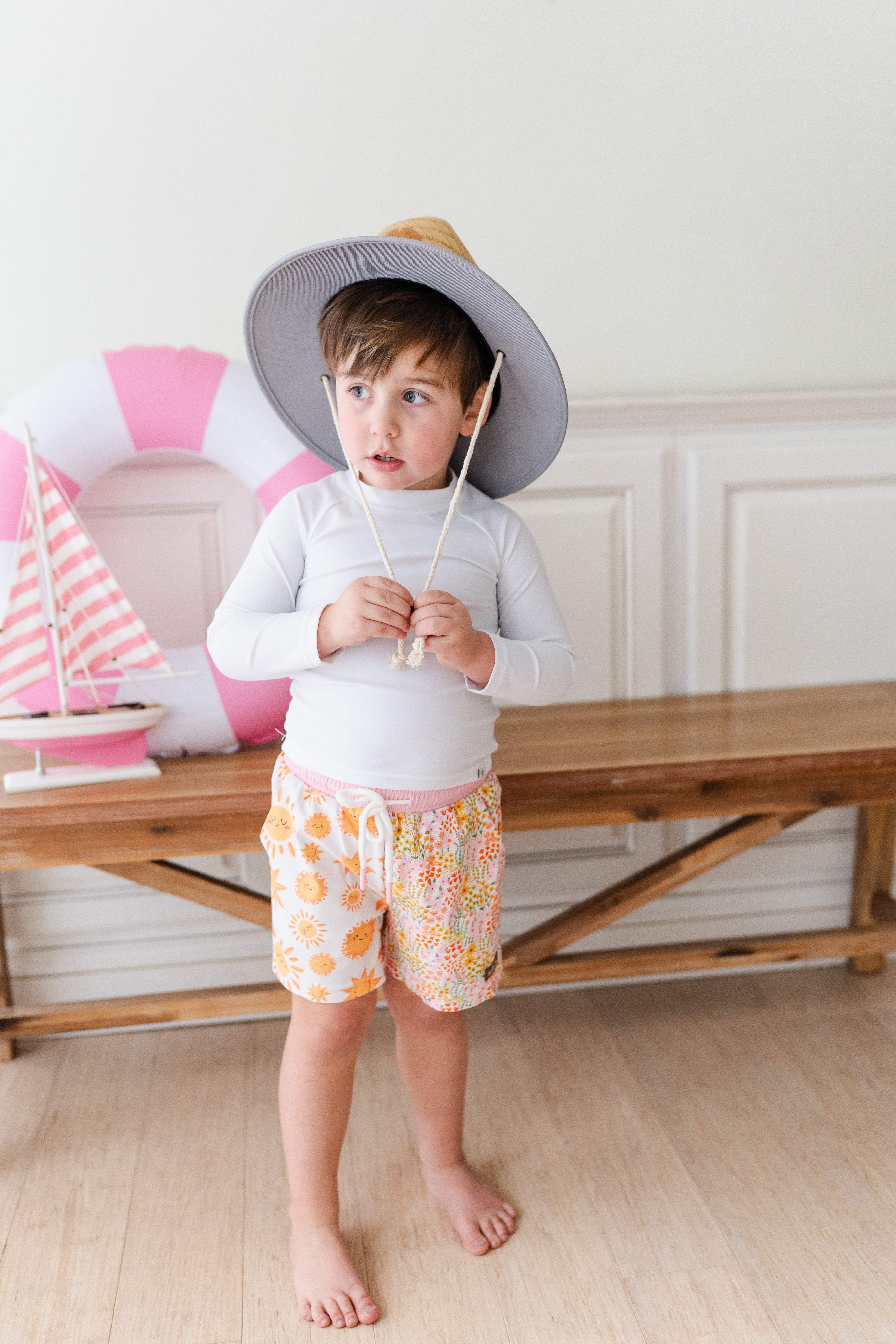 Boys Swim Trunks | Sunny Days Ahead (Pre-Order)