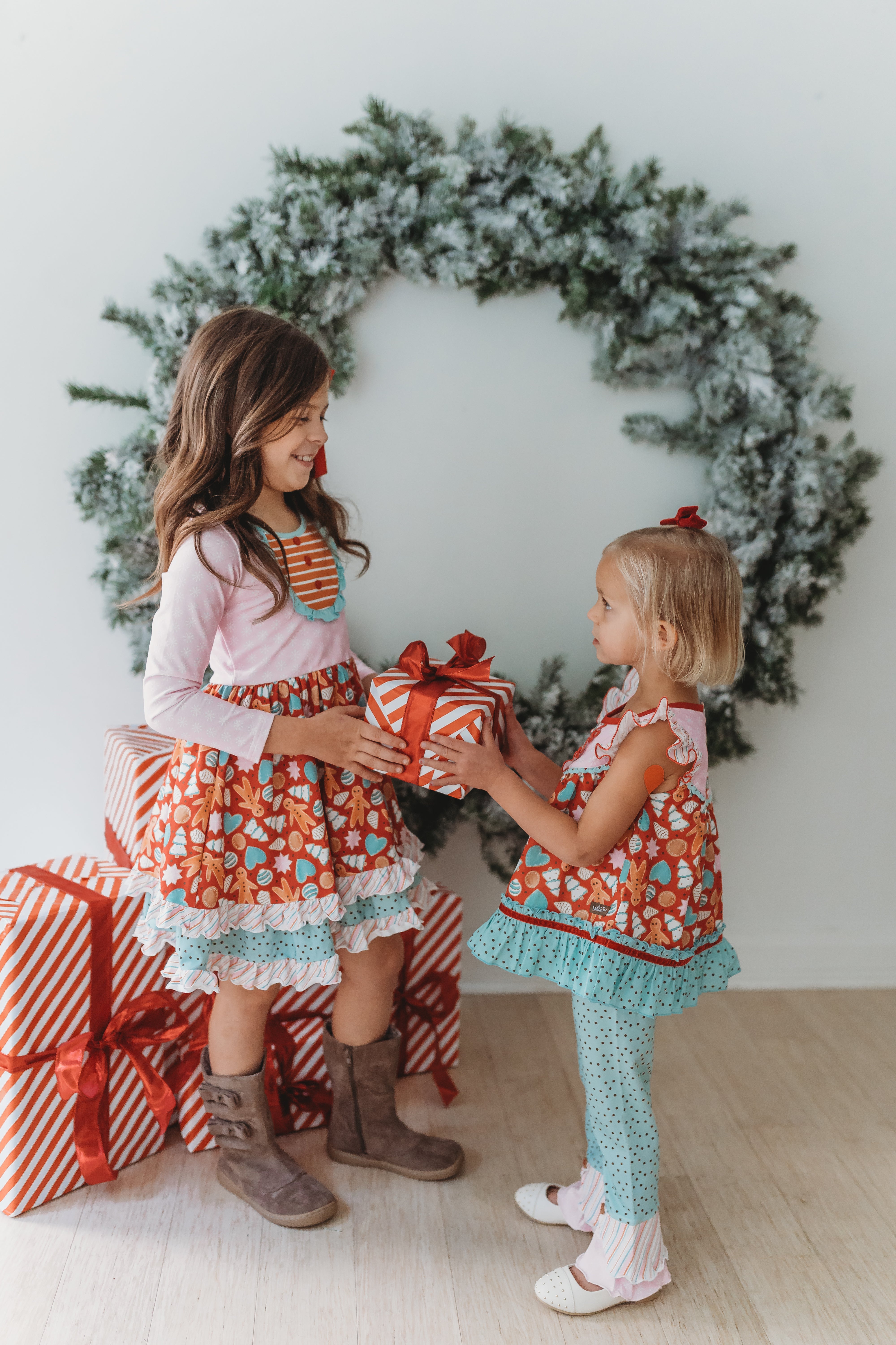 Merry Gingerbread Moments Bib Dress (Pre-Order)