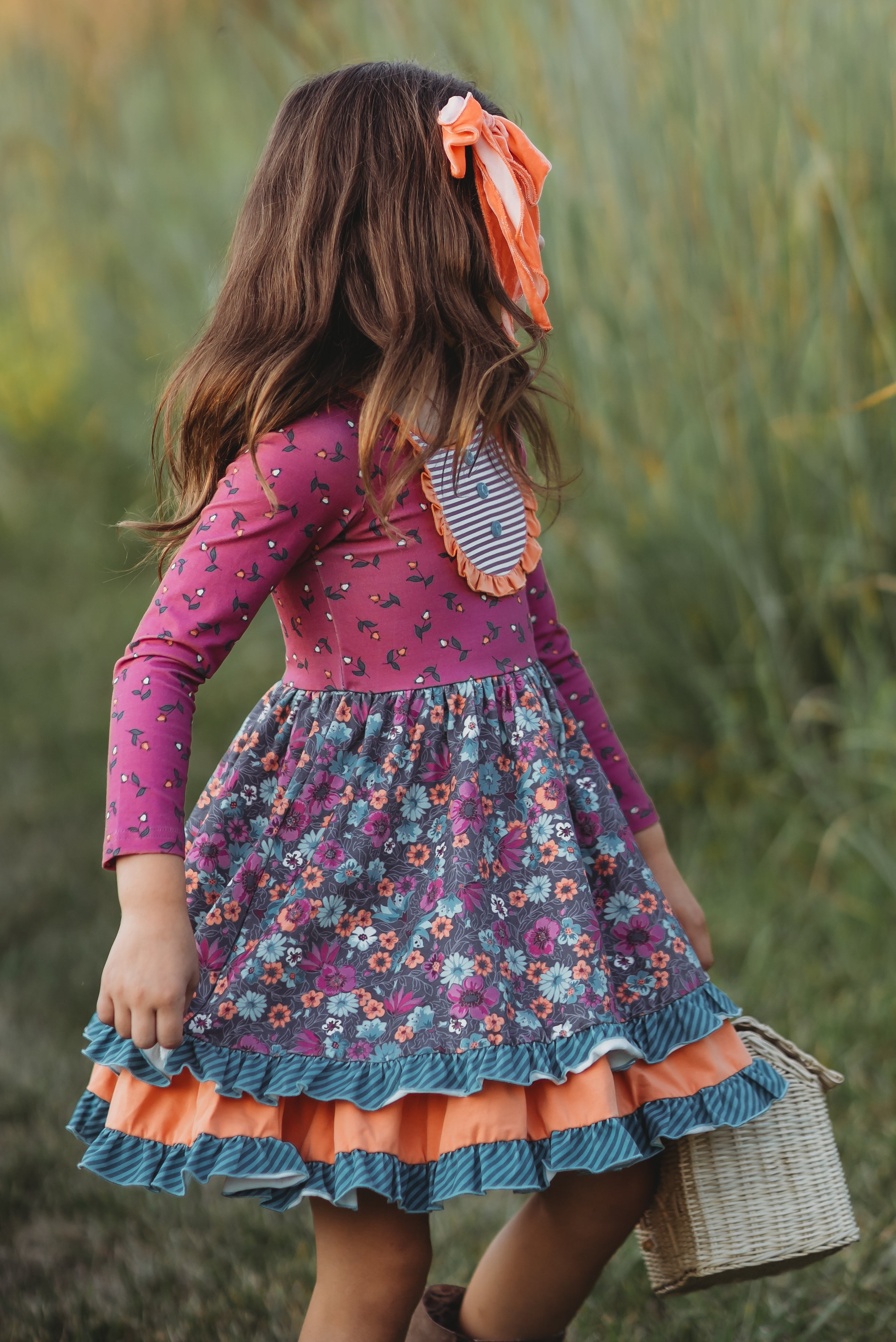 Enchanted Berry Bliss Ruffle Dress