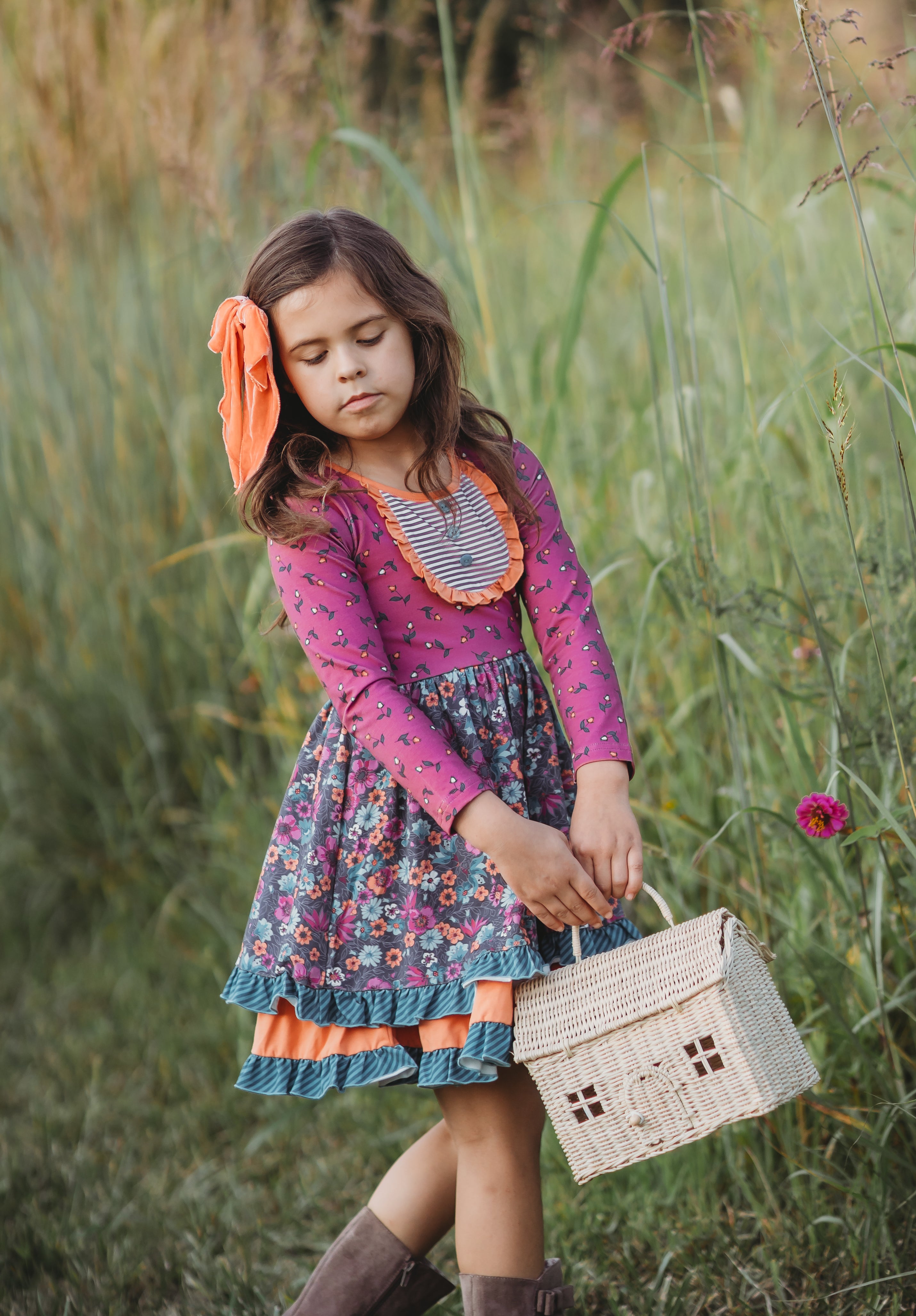 Enchanted Berry Bliss Ruffle Dress