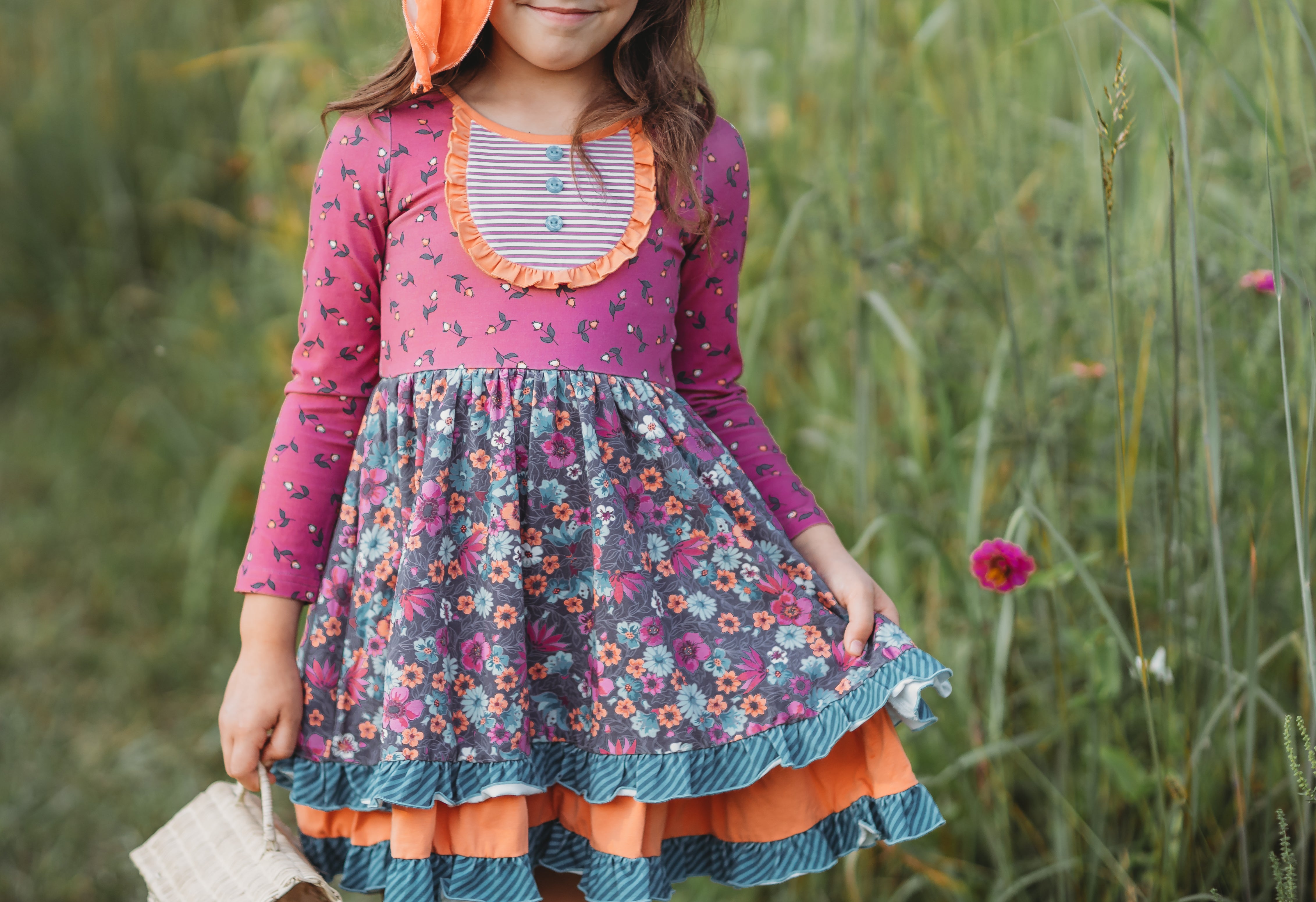 Enchanted Berry Bliss Ruffle Dress