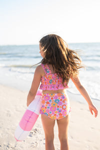 Smocked Swimsuit | Retro Tides