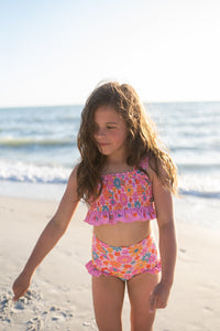 Smocked Swimsuit | Retro Tides