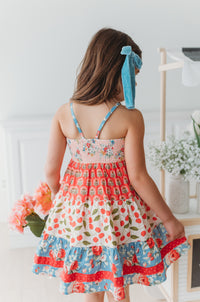 Cherry Glory Panel Dress (Pre-Order)