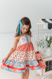 Cherry Glory Panel Dress (Pre-Order)