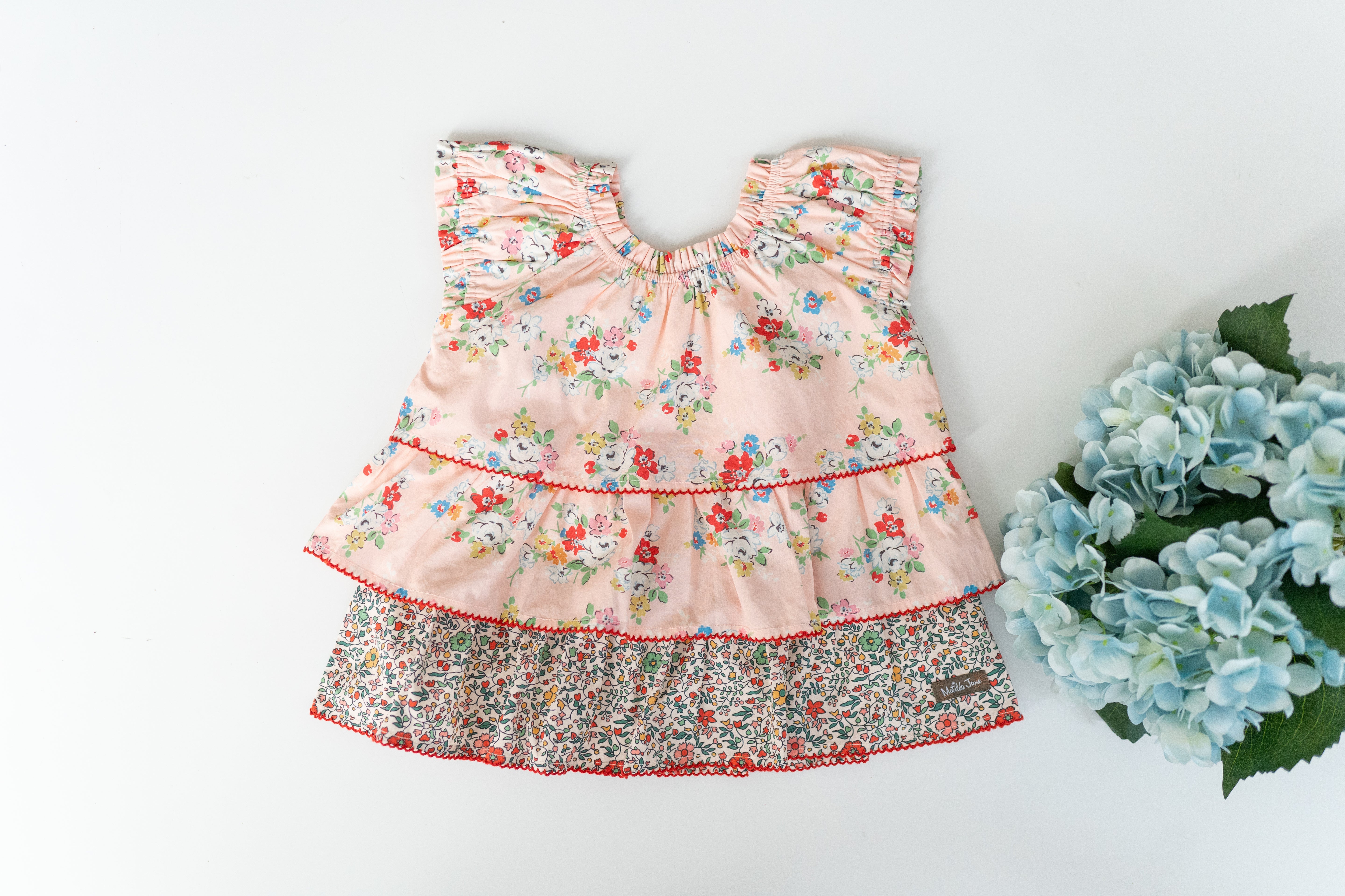 Blush Bloom Tiered Top