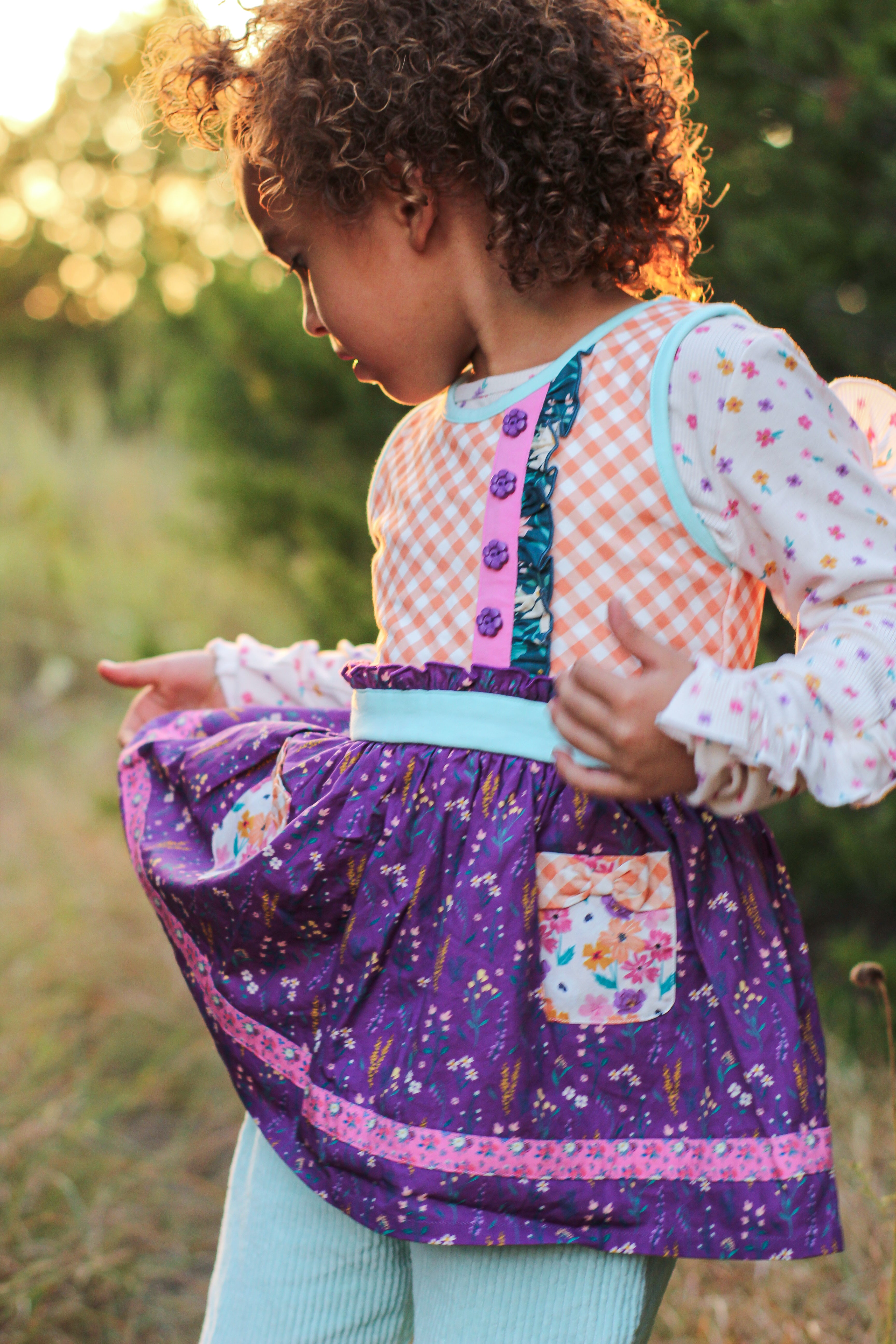 Blossom Whispers Ruffle Tee