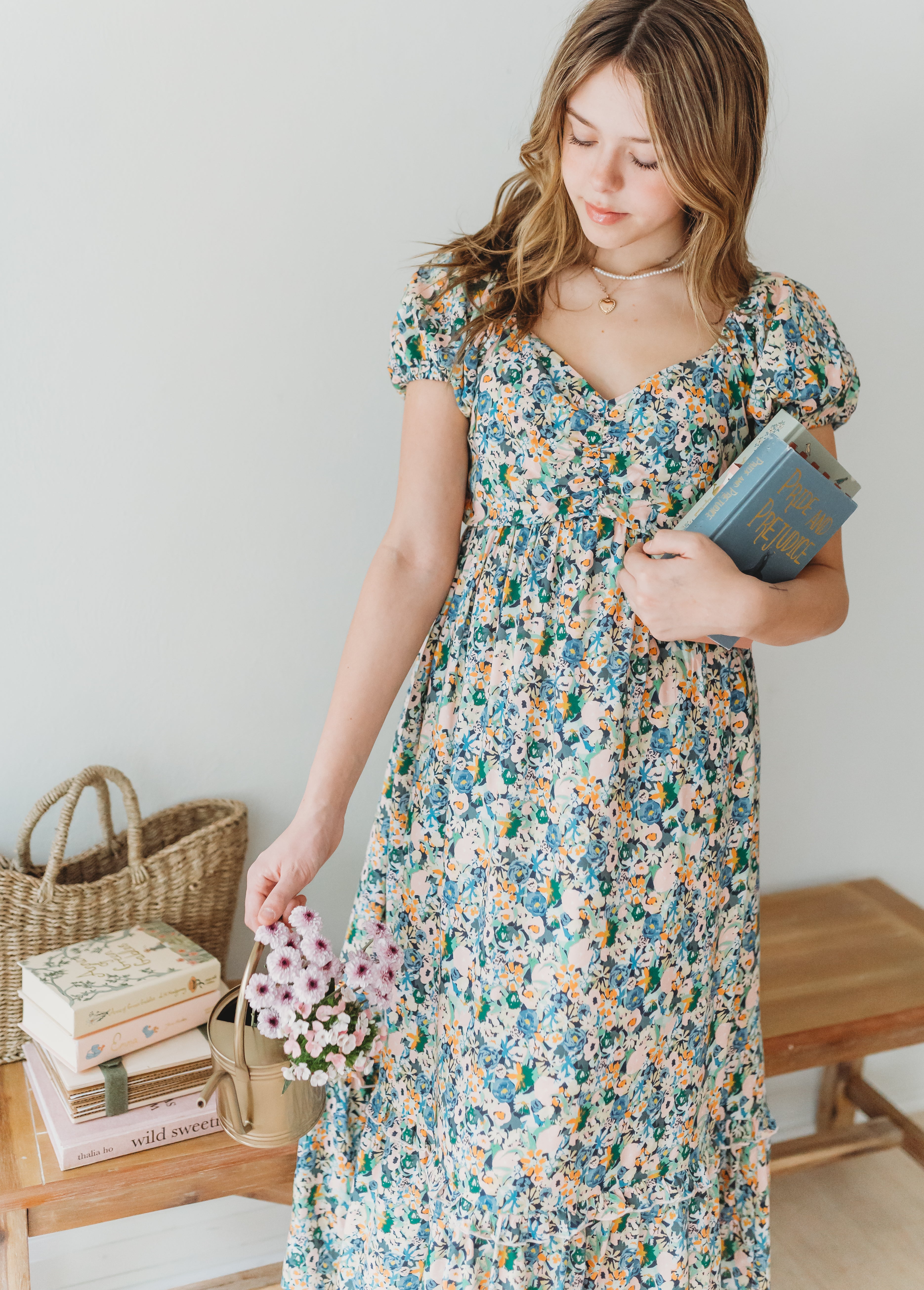 Matilda Jane rosebud floral outlet lap dress 6