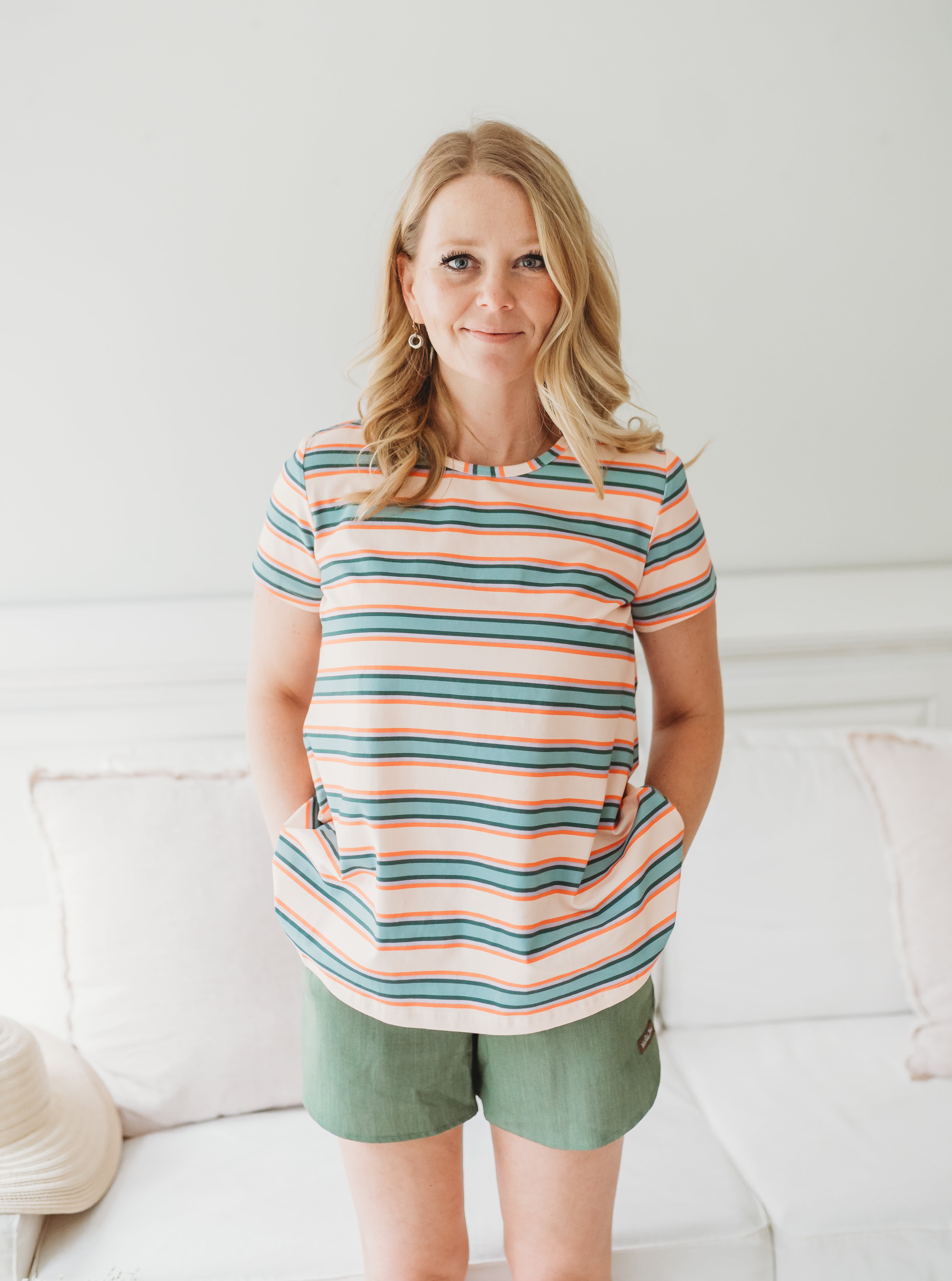 Women's Top | Stripe It Retro (Pre-Order)