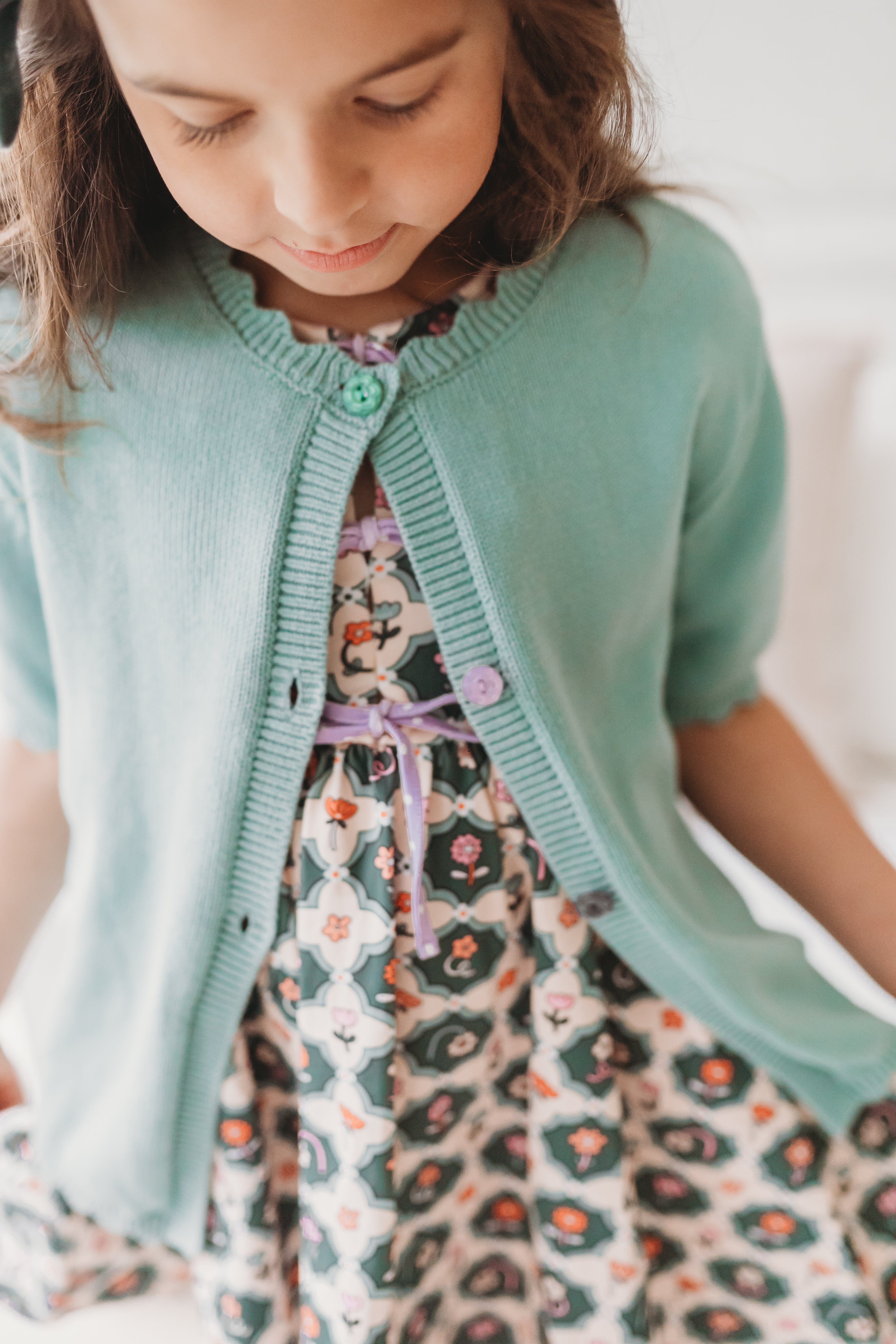 Minty Sprout Cardigan (Pre-Order)
