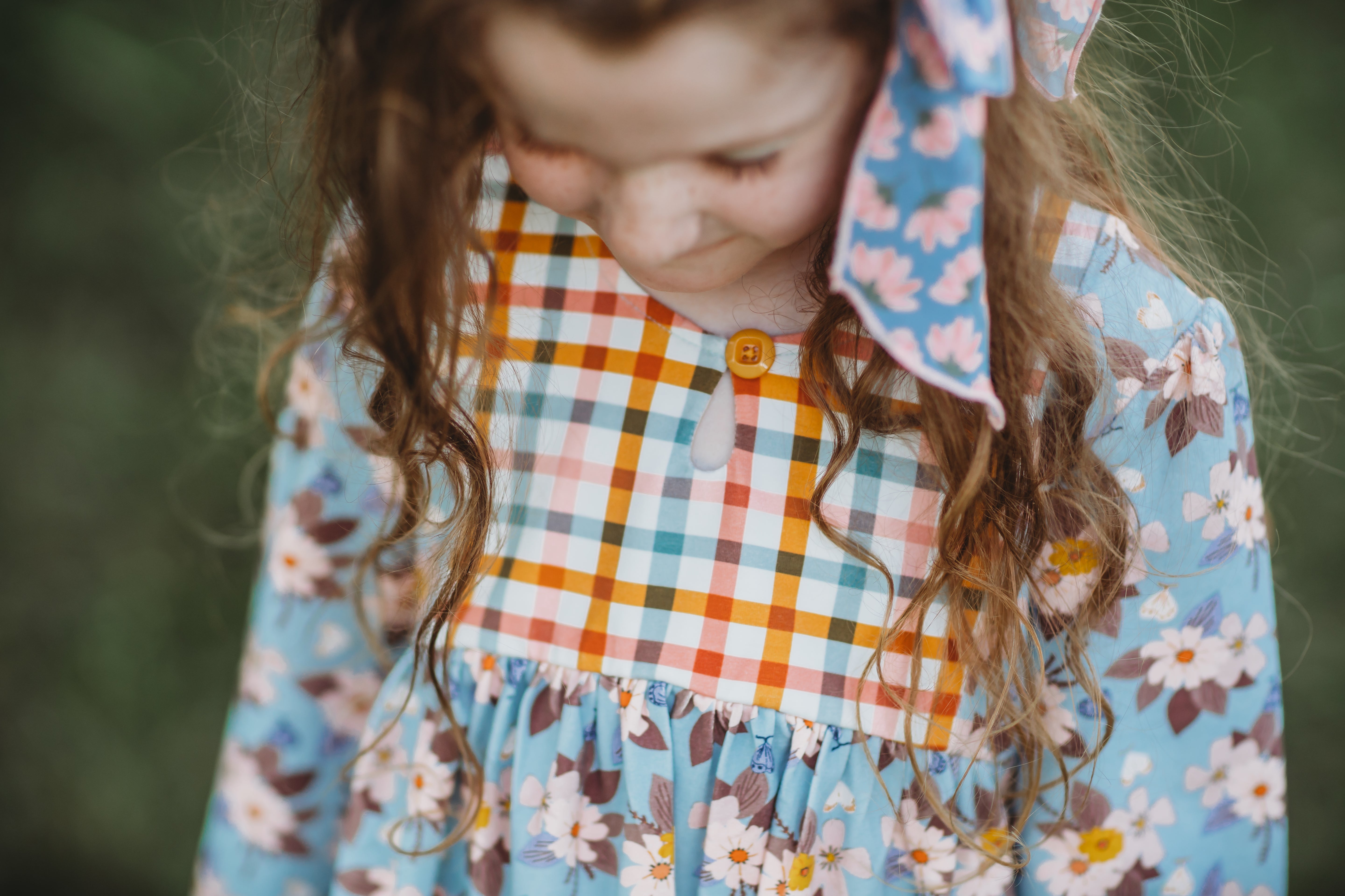 Autumn Sky Serenade Bow Tie Tunic