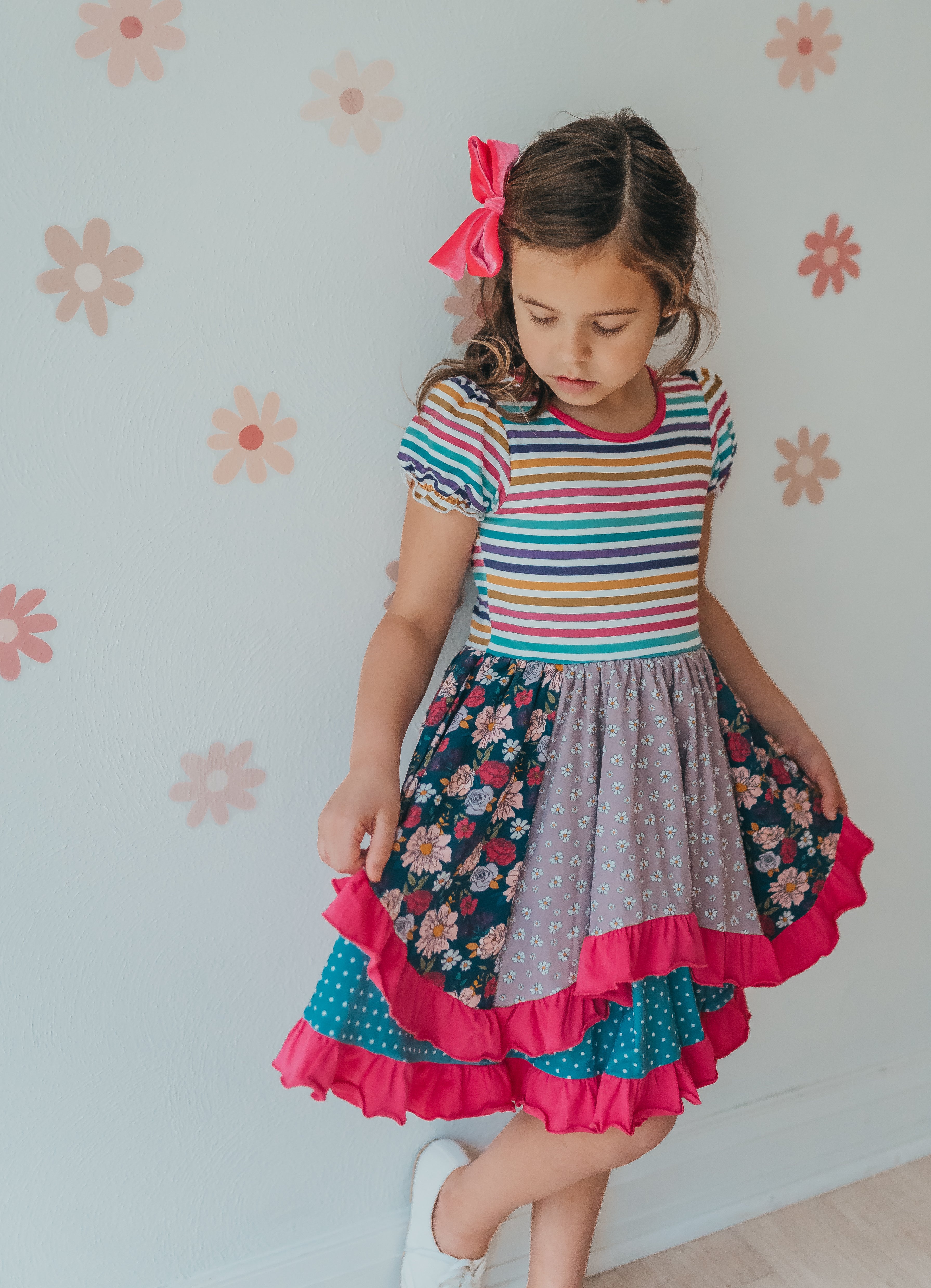 Jewelberry Dreams Double Ruffle Dress