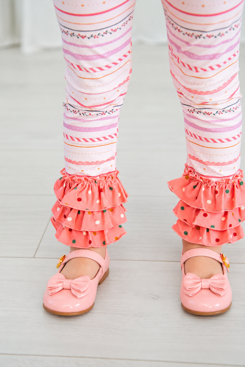 Peppermint Pirouette Scrappy Leggings (Pre-Order)