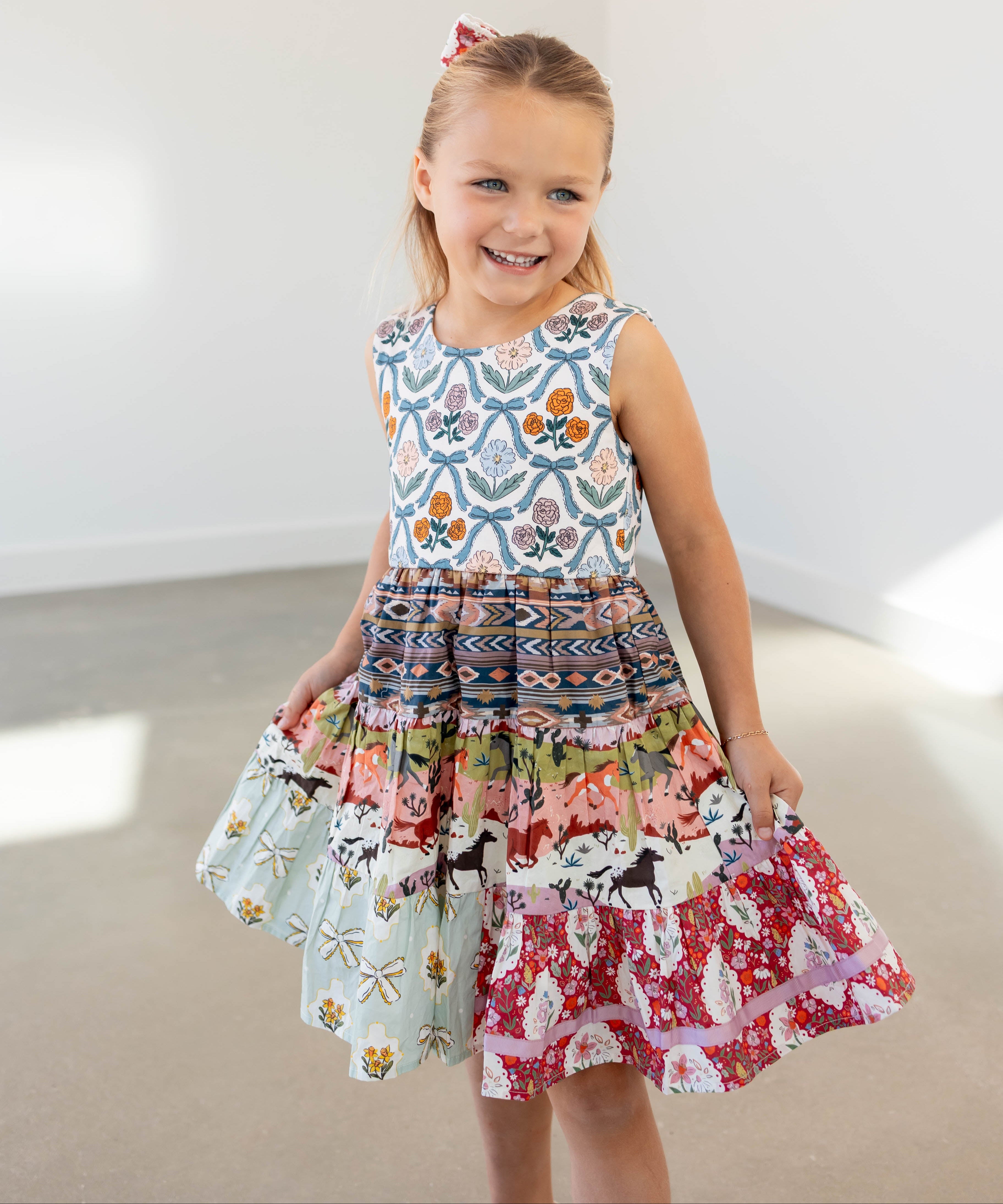 Model is wearing a 6Y