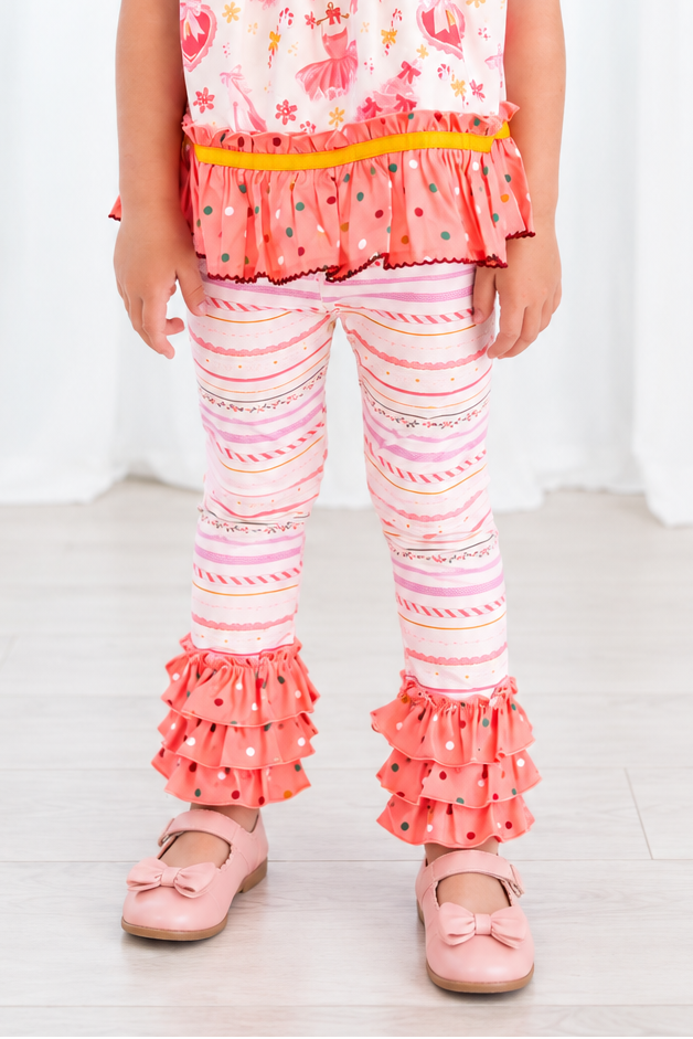 Peppermint Pirouette Scrappy Leggings (Pre-Order)