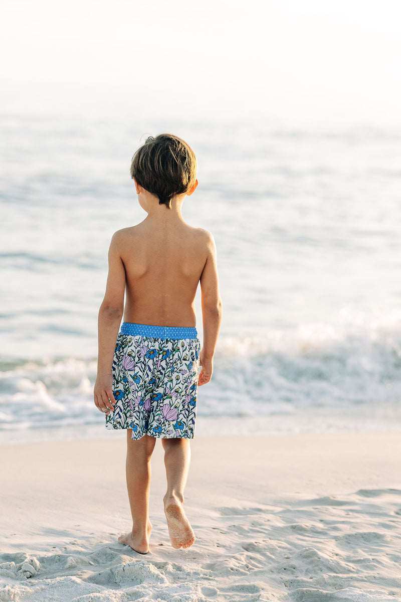 Sandcastle Shores Boy's Swim Trunks (Pre-Order)