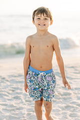 Sandcastle Shores Boy's Swim Trunks (Pre-Order)