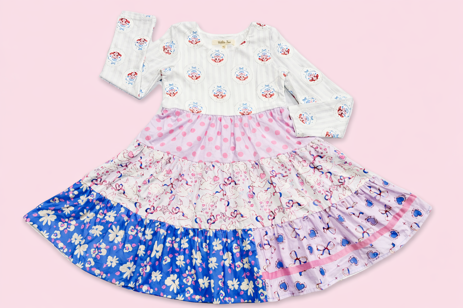 Wings Of Love Panel Dress