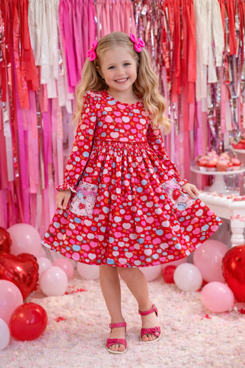Sweetheart Shuffle Lap Dress
