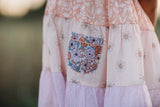 Enchanted Oasis Tiered Shimmer Dress