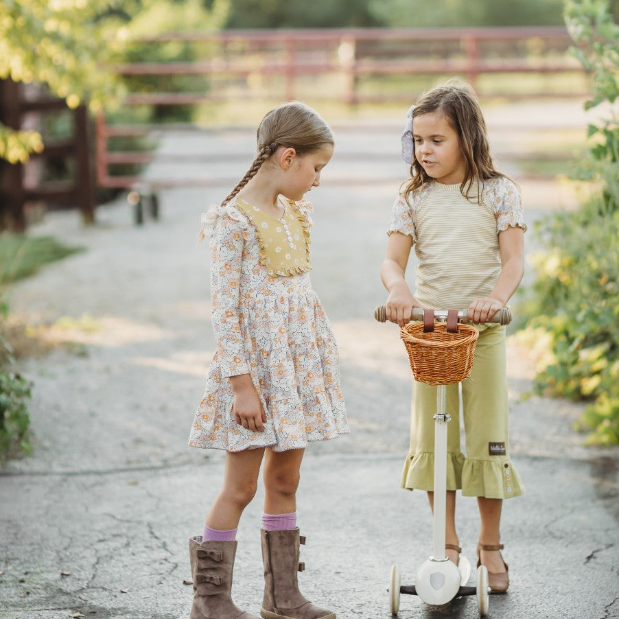 Matilda Jane size 4 outfit! Golden outlet hour top and garden big ruffle