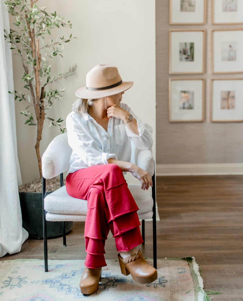 Women's Finn Pants | Merry In Cranberry – Matilda Jane Clothing