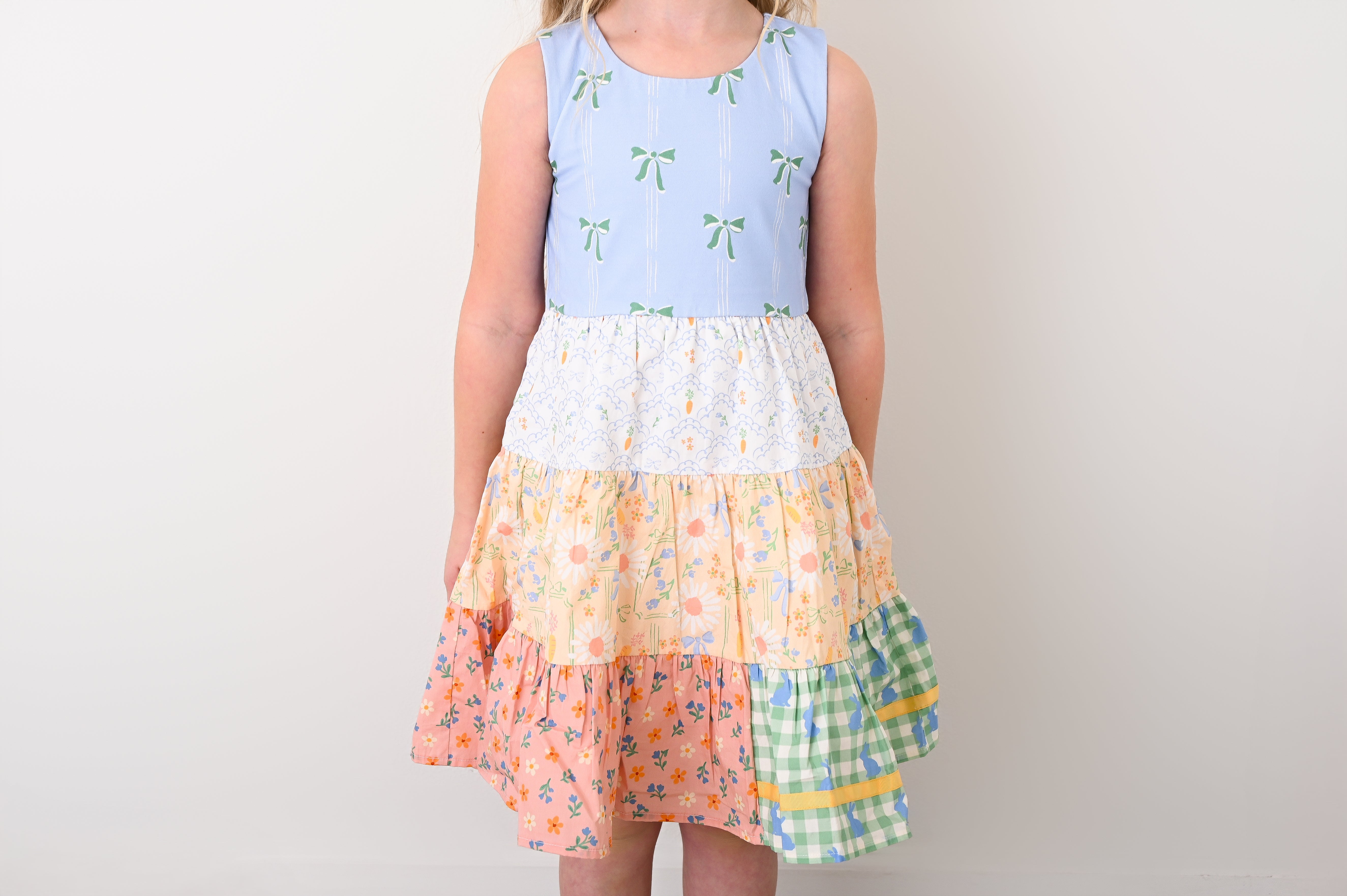 Patchwork Picnic Panel Dress