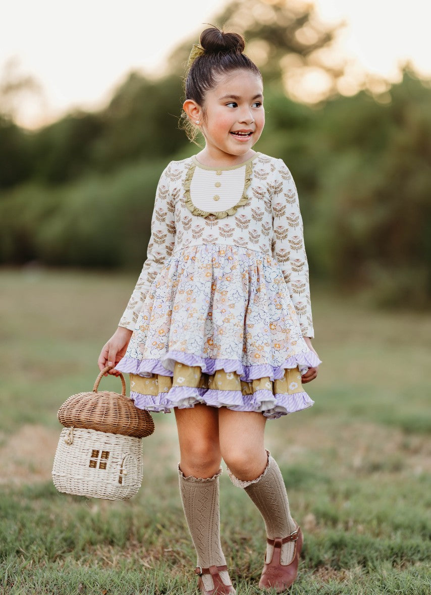 Double Ruffle Dress Whimsical Wonderer