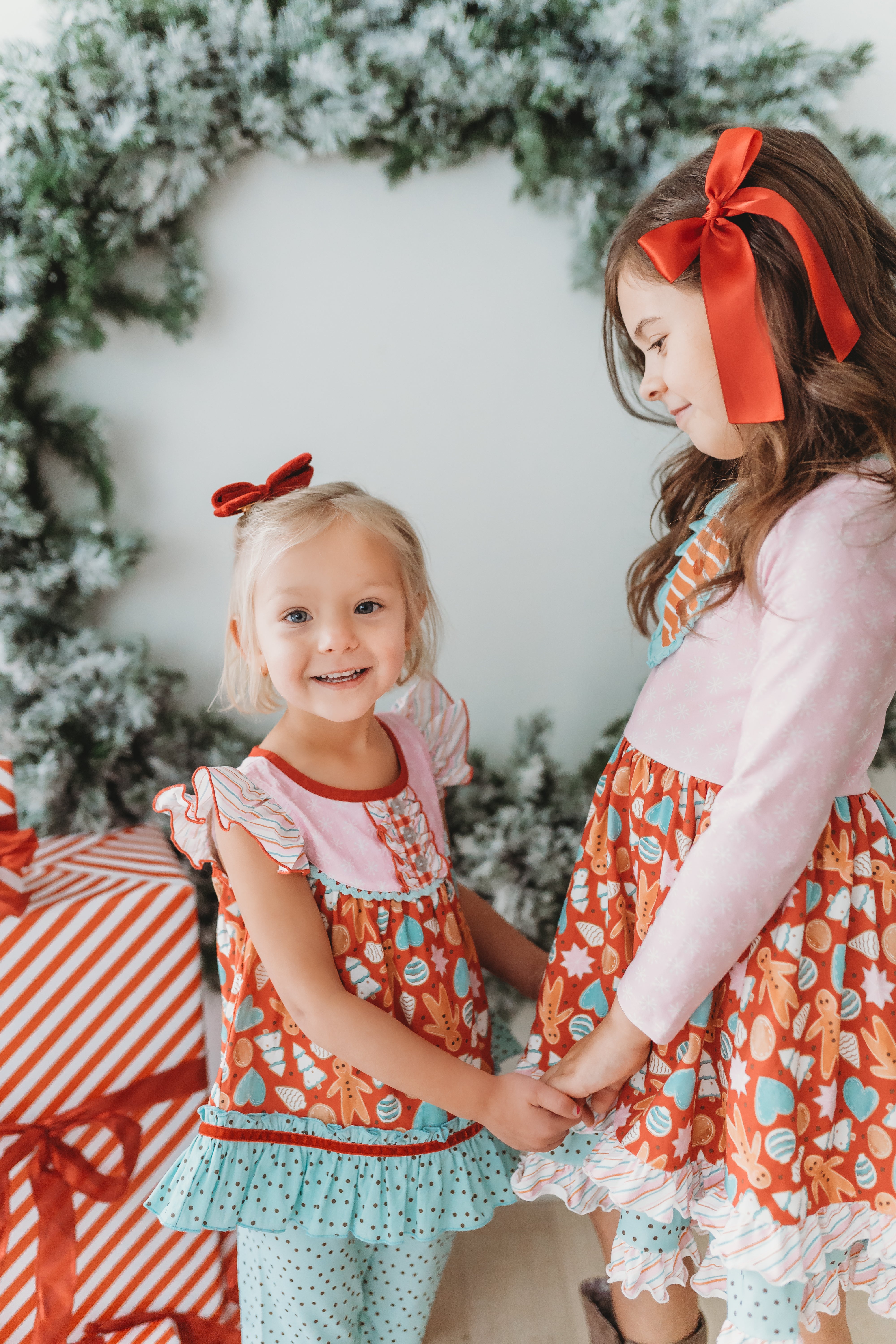 Peppermint Dot Parade Scrappy Leggings (Pre-Order)