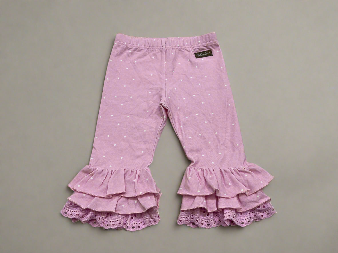 Pink Poppy Polka Big Ruffles (Pre-Order)