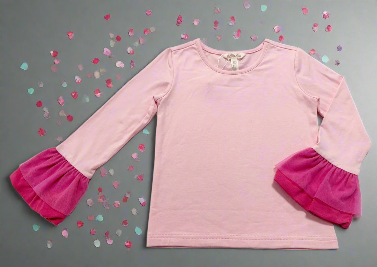 Pink Me, I'm Yours Ruffle Tee (Pre-Order)