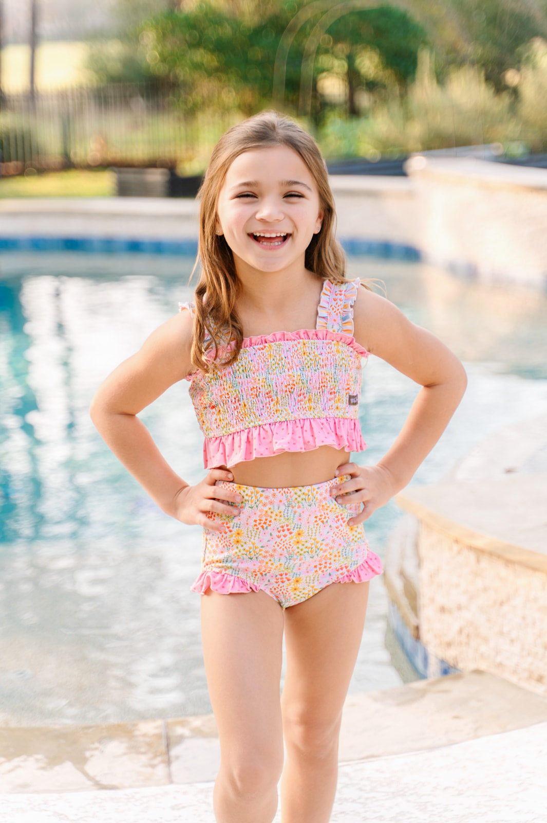 Smocked Swimsuit | Sunlit Meadow (Pre-Order)