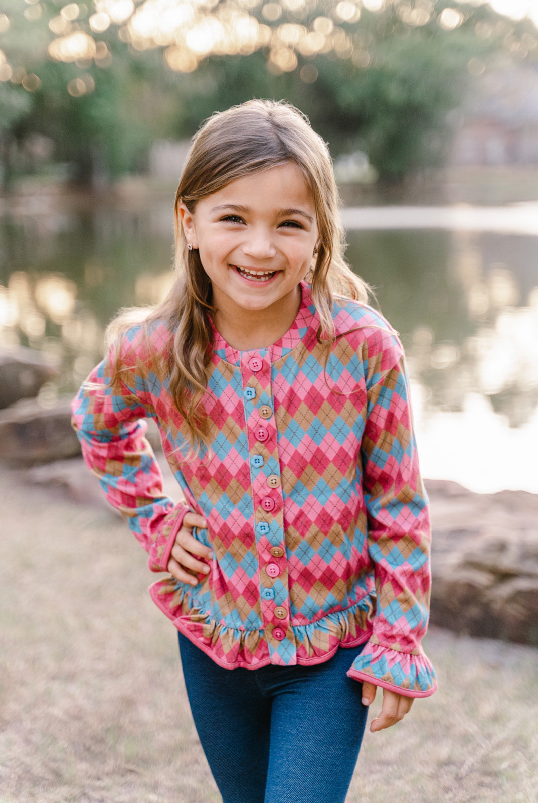 Cupid's Argyle Cardigan