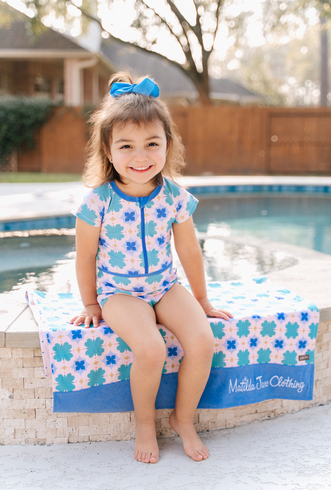 Rash Guard Swimsuit - Short Sleeve | Mod Petal (Pre-Order)